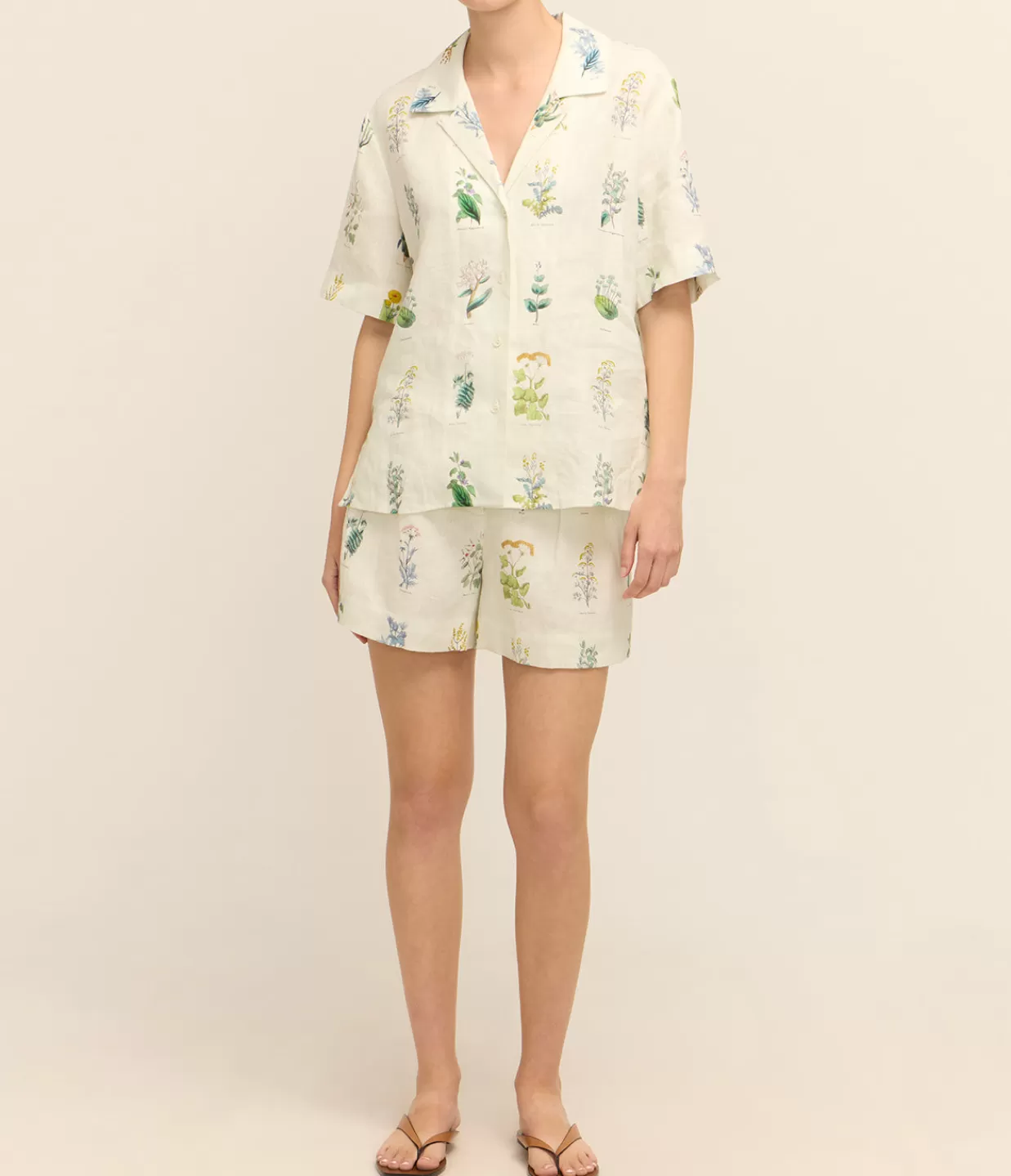 Flash Sale Greenhouse Floral Camp Shirt In Mist Tops