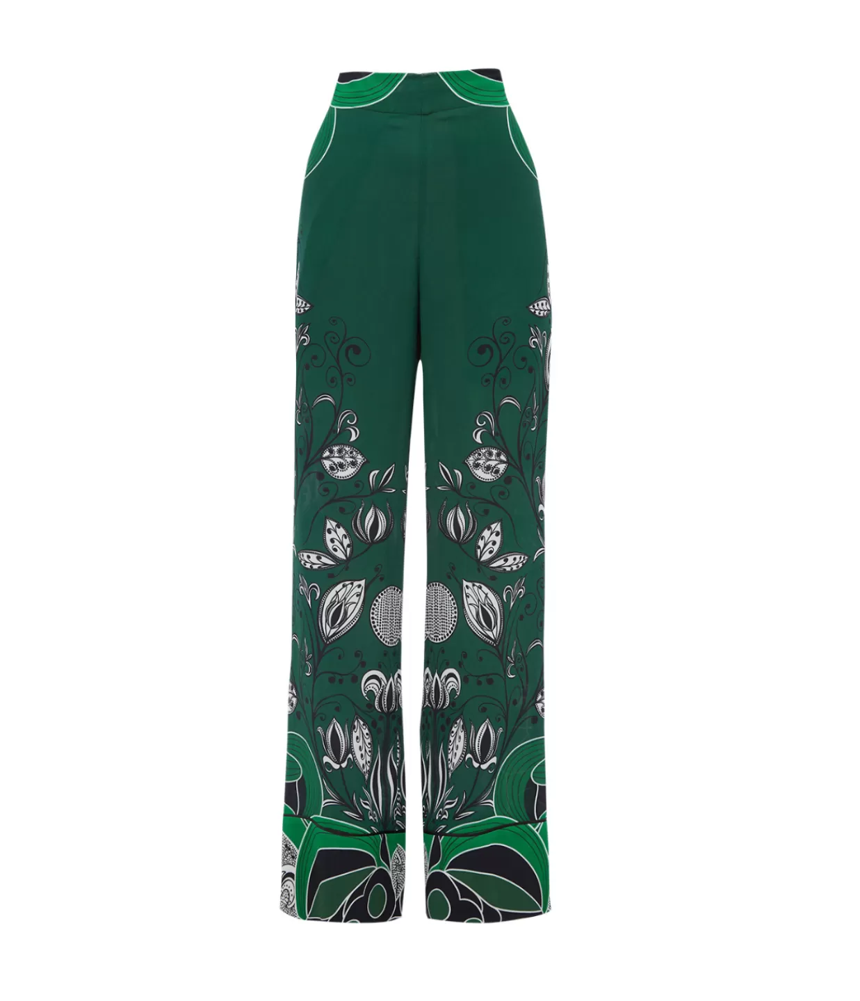 Cheap Havana Crepe Trouser In Enchantress Emerald Pants