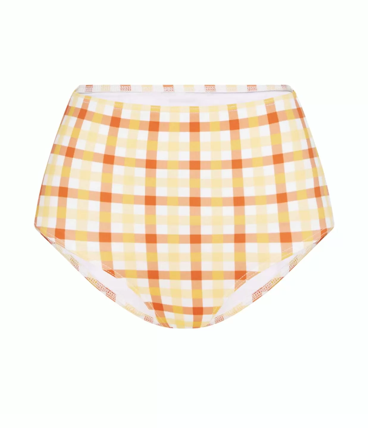 Clearance High Waisted Pant In Pineapple Gingham Swim & Resortwear