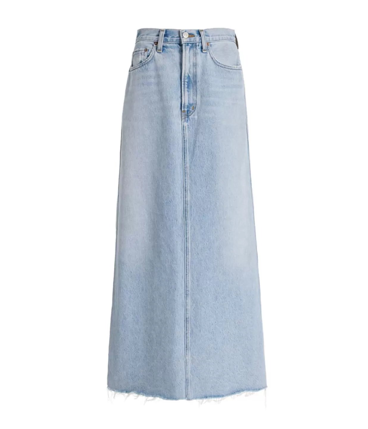 New Hilla Long Line Denim Skirt In Practice Skirts | Denim