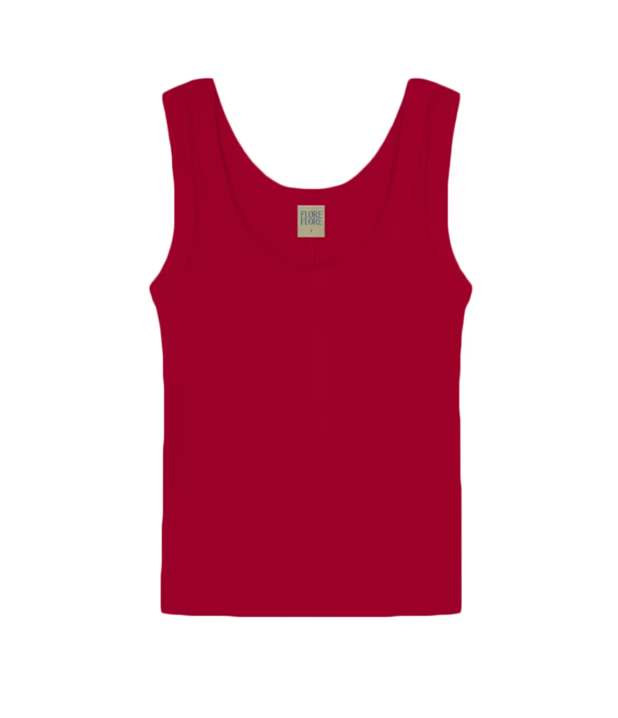 Sale Hillie Scoop Neck Tank In Red T-Shirts & Tanks