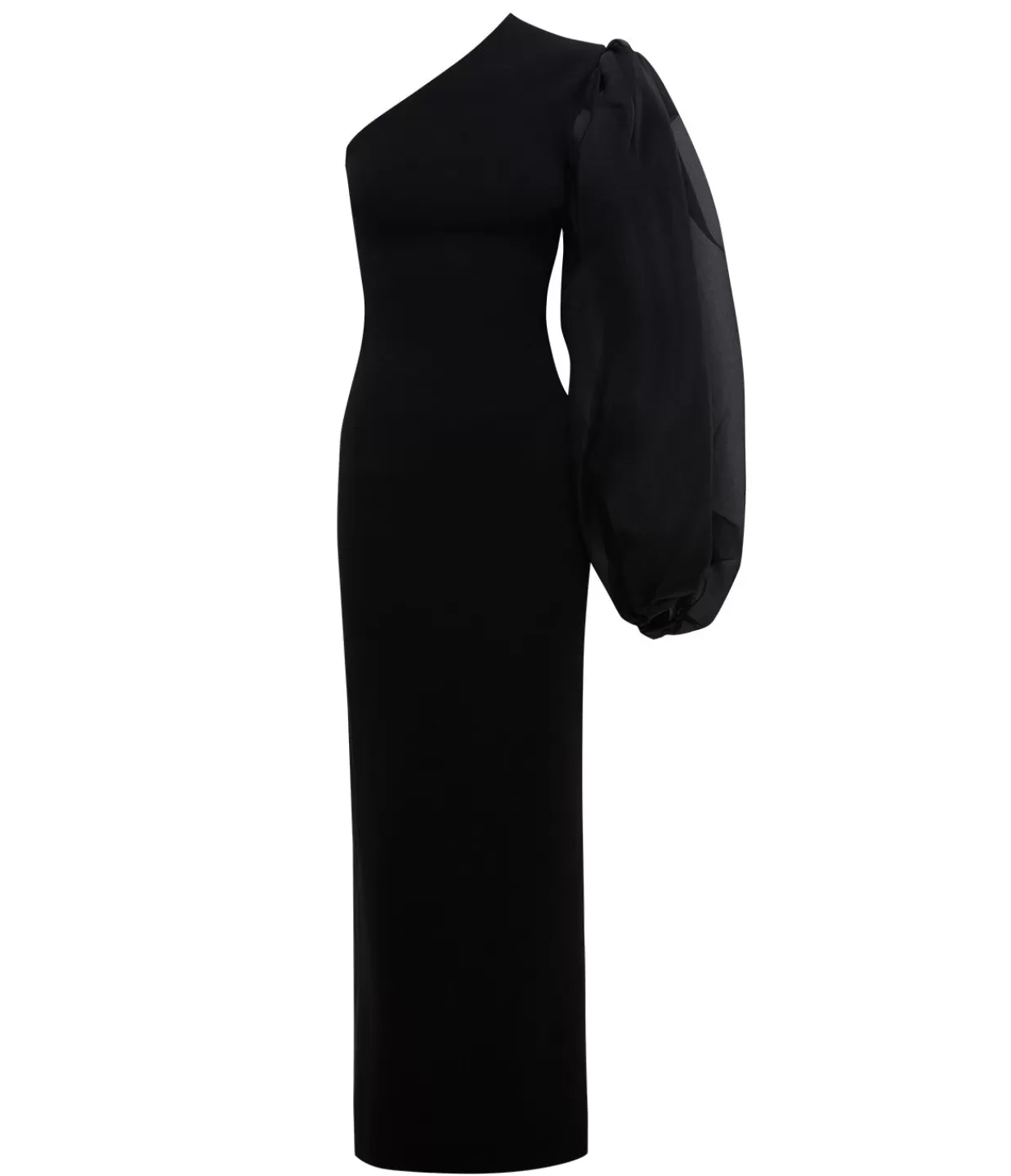 Clearance Hudson Crepe Knit Maxi Dress In Black Dresses