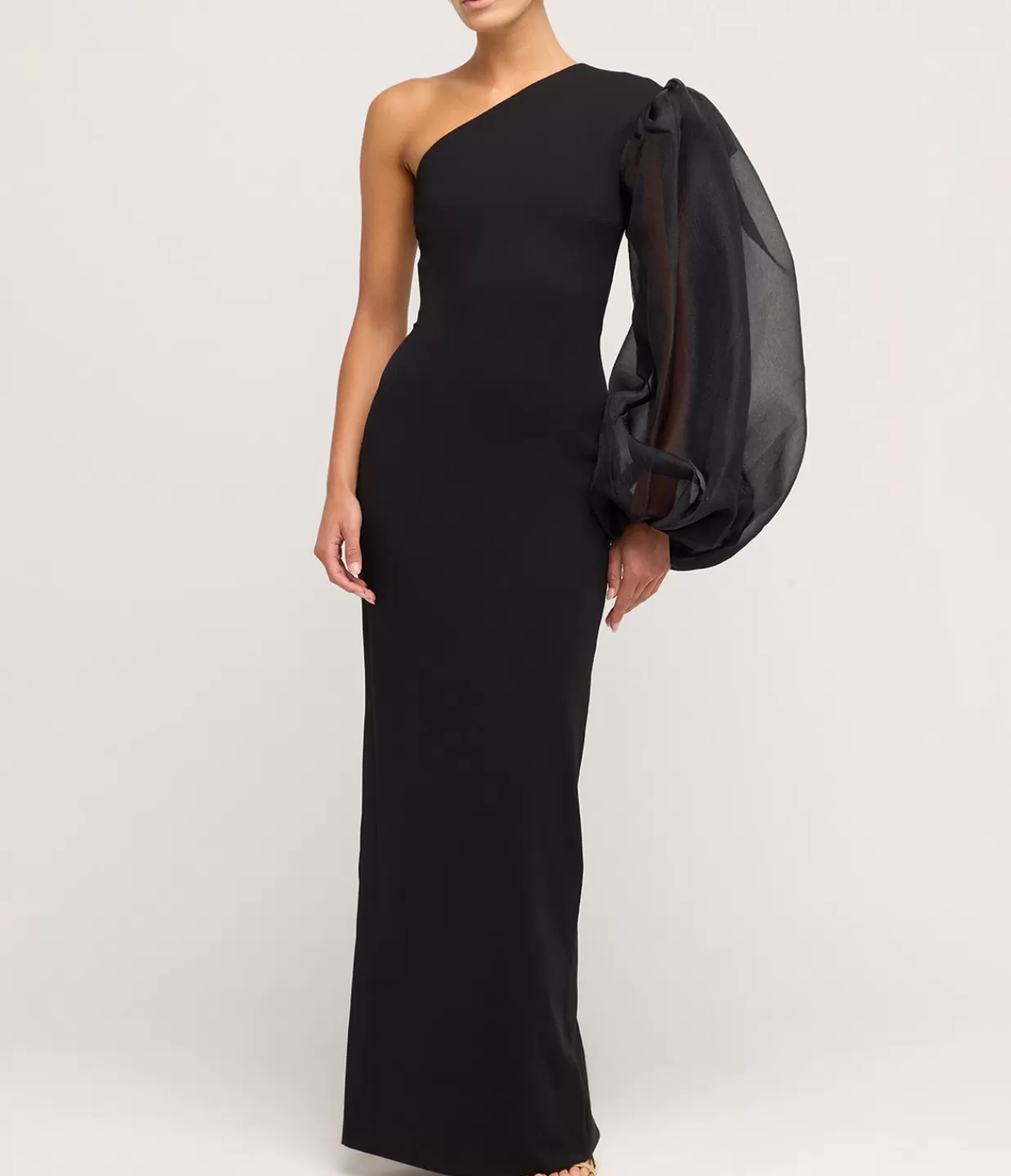 Clearance Hudson Crepe Knit Maxi Dress In Black Dresses