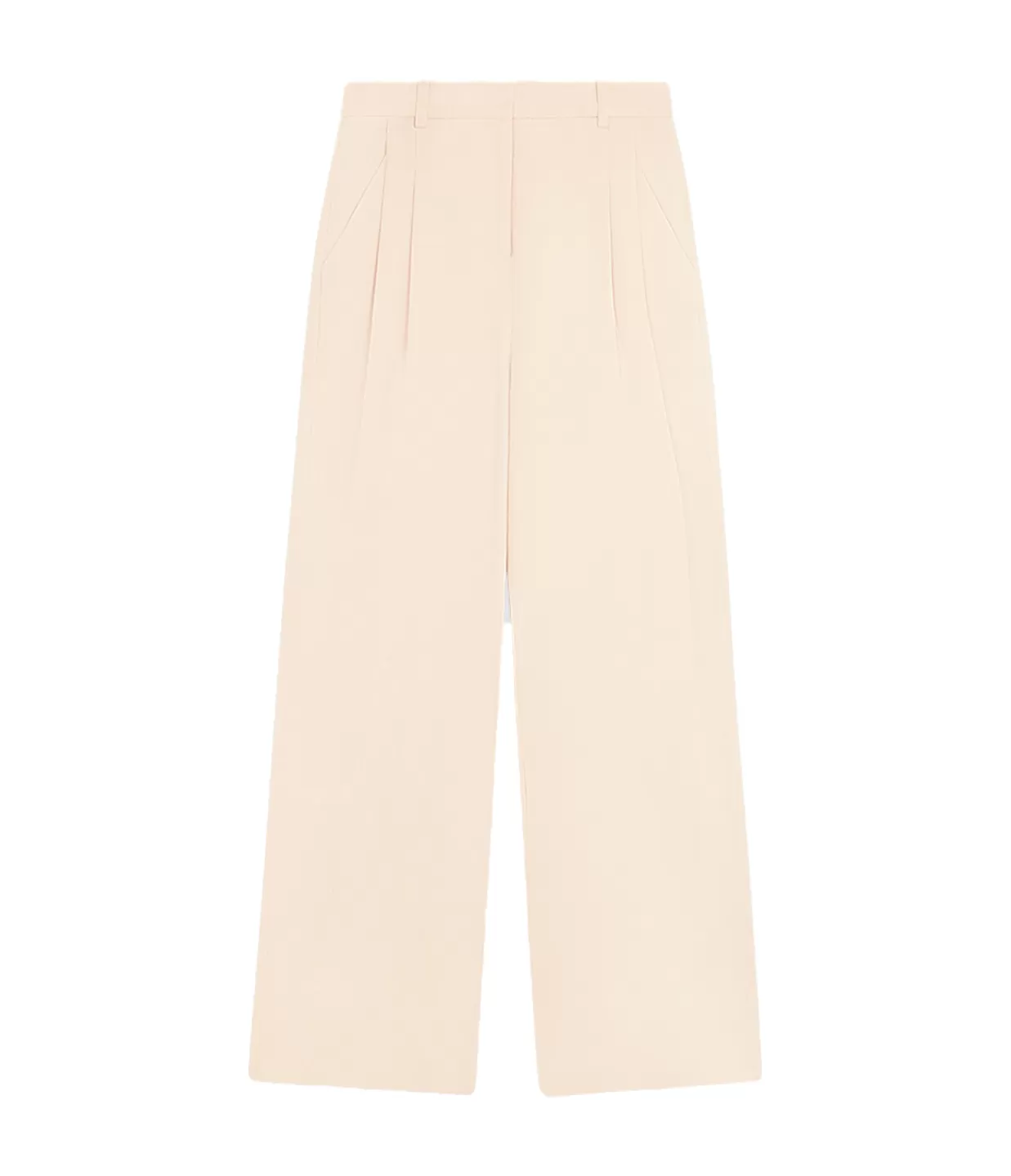 New Idai Tailored Pants In Cream Rose Pants