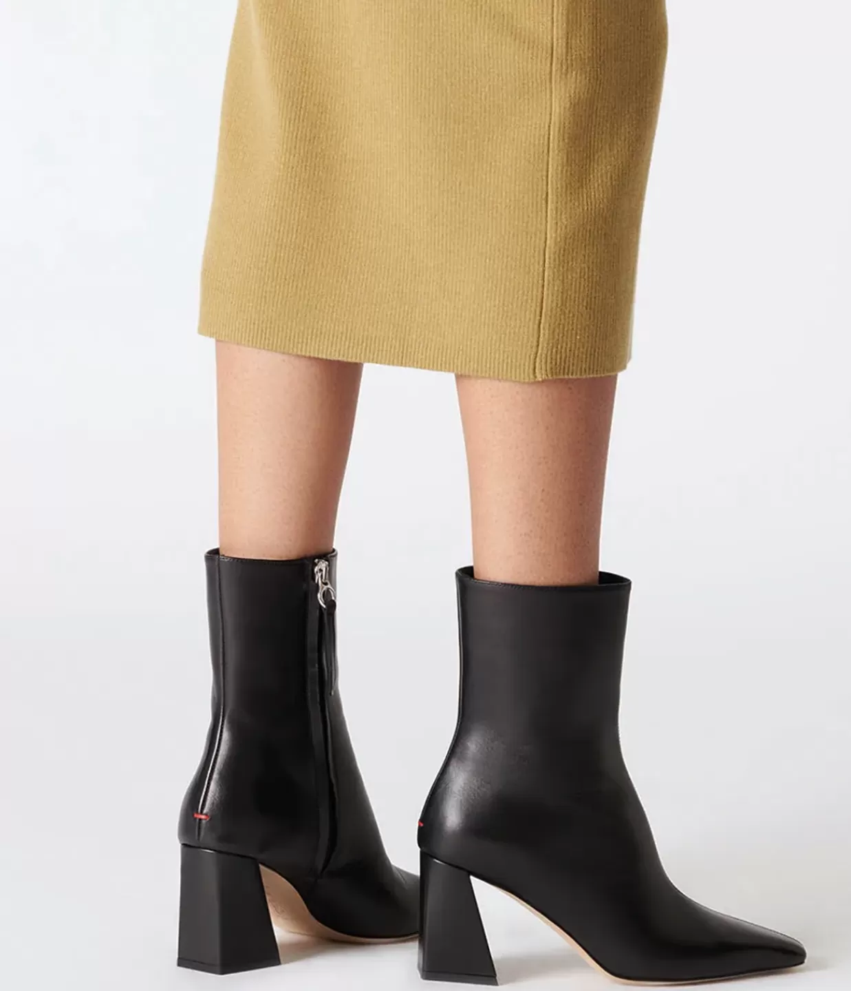 Outlet Irene Nappa Leather Boot In Black Boots