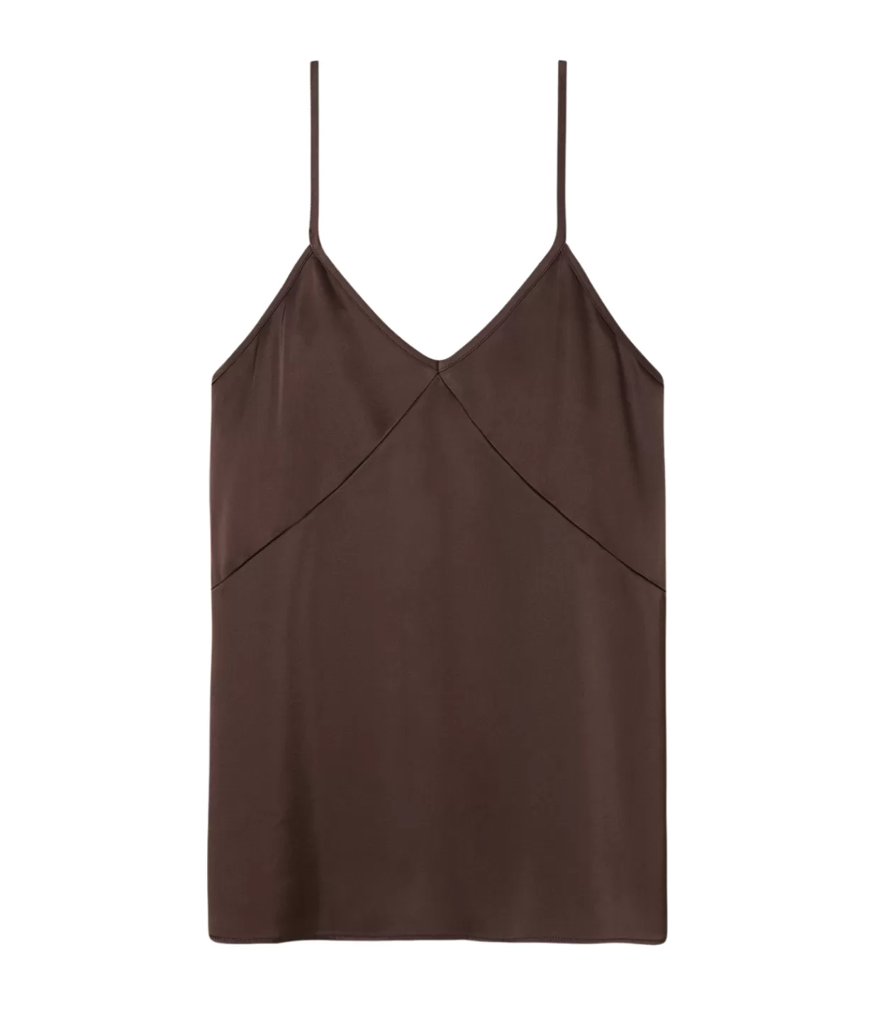 Discount Iris Cami In Chocolate Tops