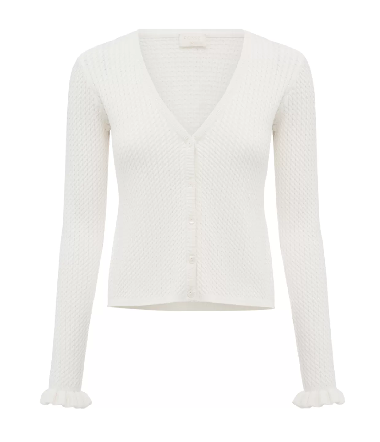 Best Sale Iris Knitted Cardigan In Bone Knitwear