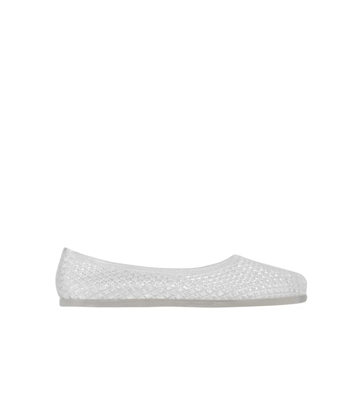 Clearance Iro Jelly Flat In Clear Flat Shoes