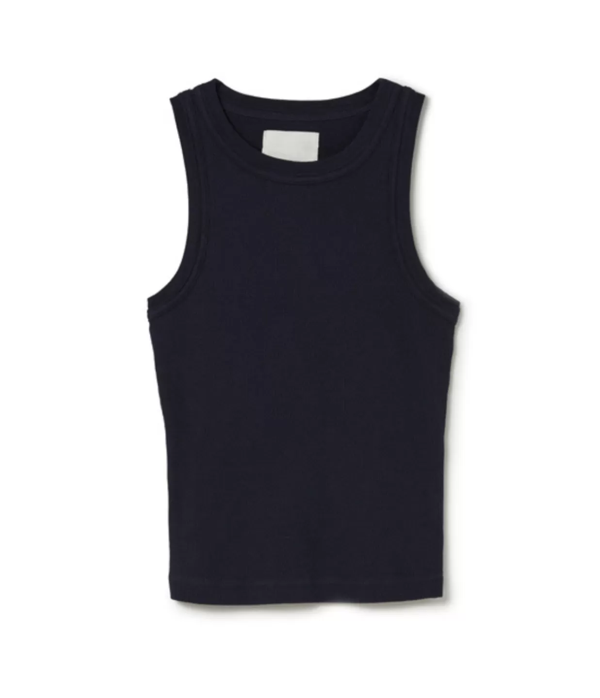 Fashion Isabel Rib Tank In Navy T-Shirts & Tanks