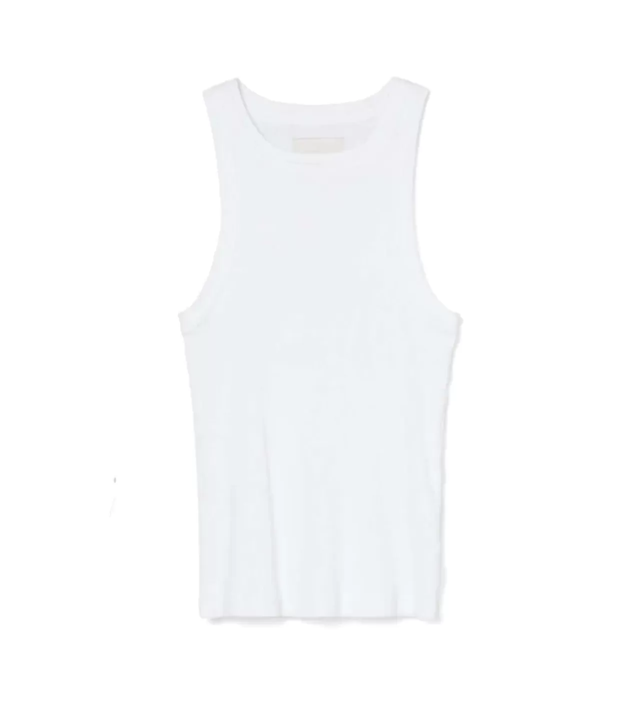 Discount Isabel Rib Tank In White T-Shirts & Tanks