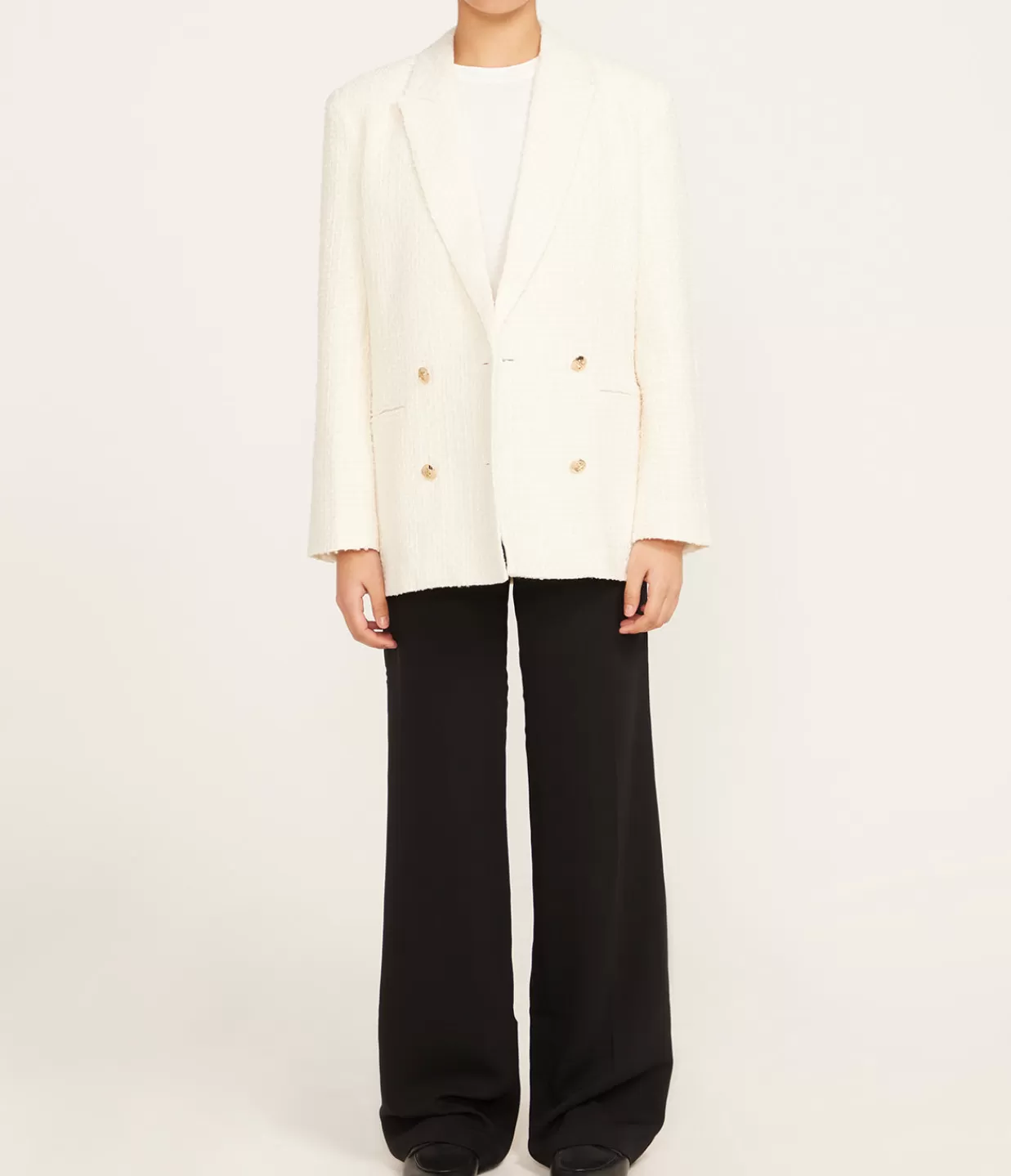 Sale Jasmine Blazer In Ivory Jackets & Outerwear