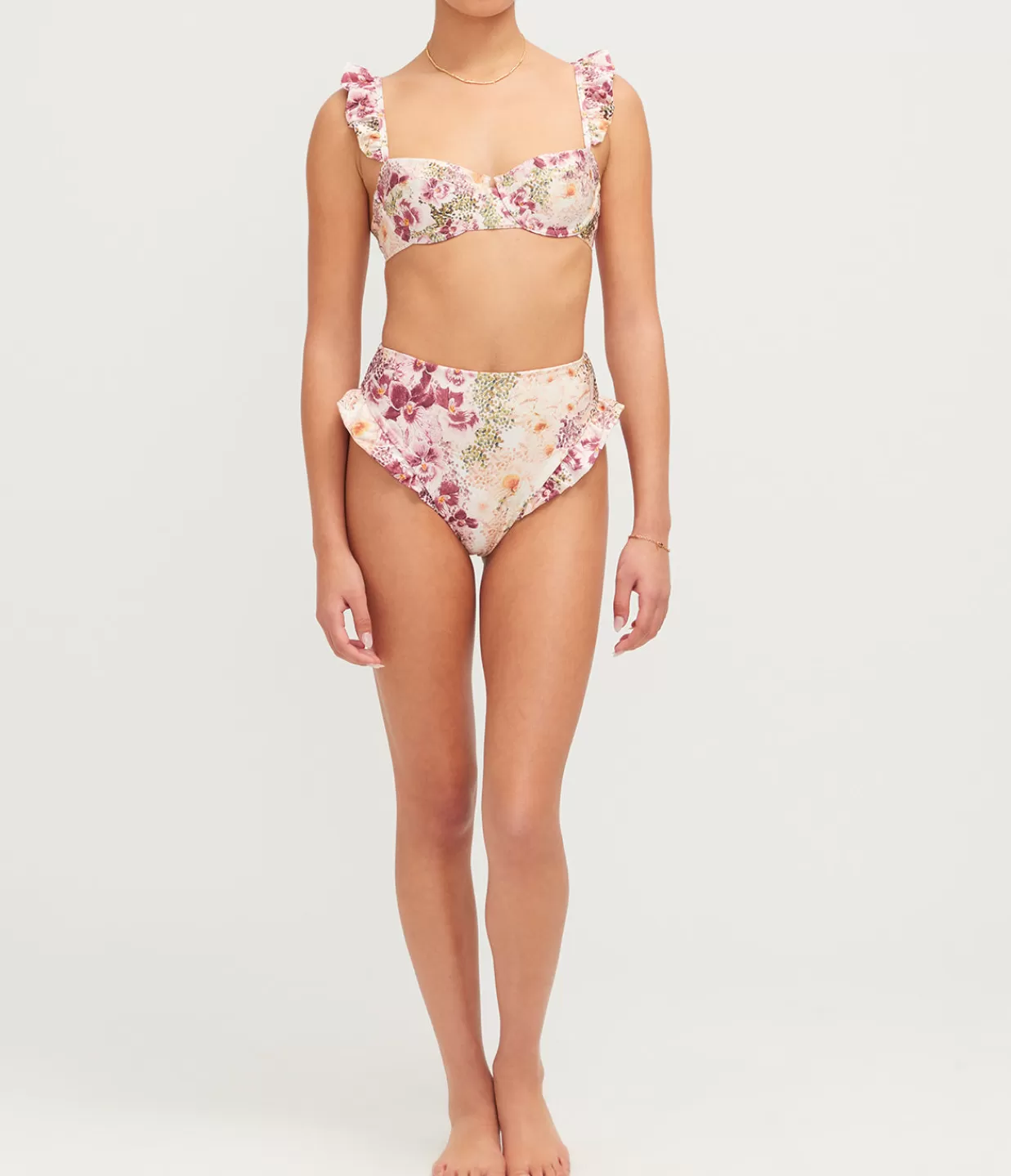 Discount Jengibre Bikini Bottom In Florecer Swim & Resortwear