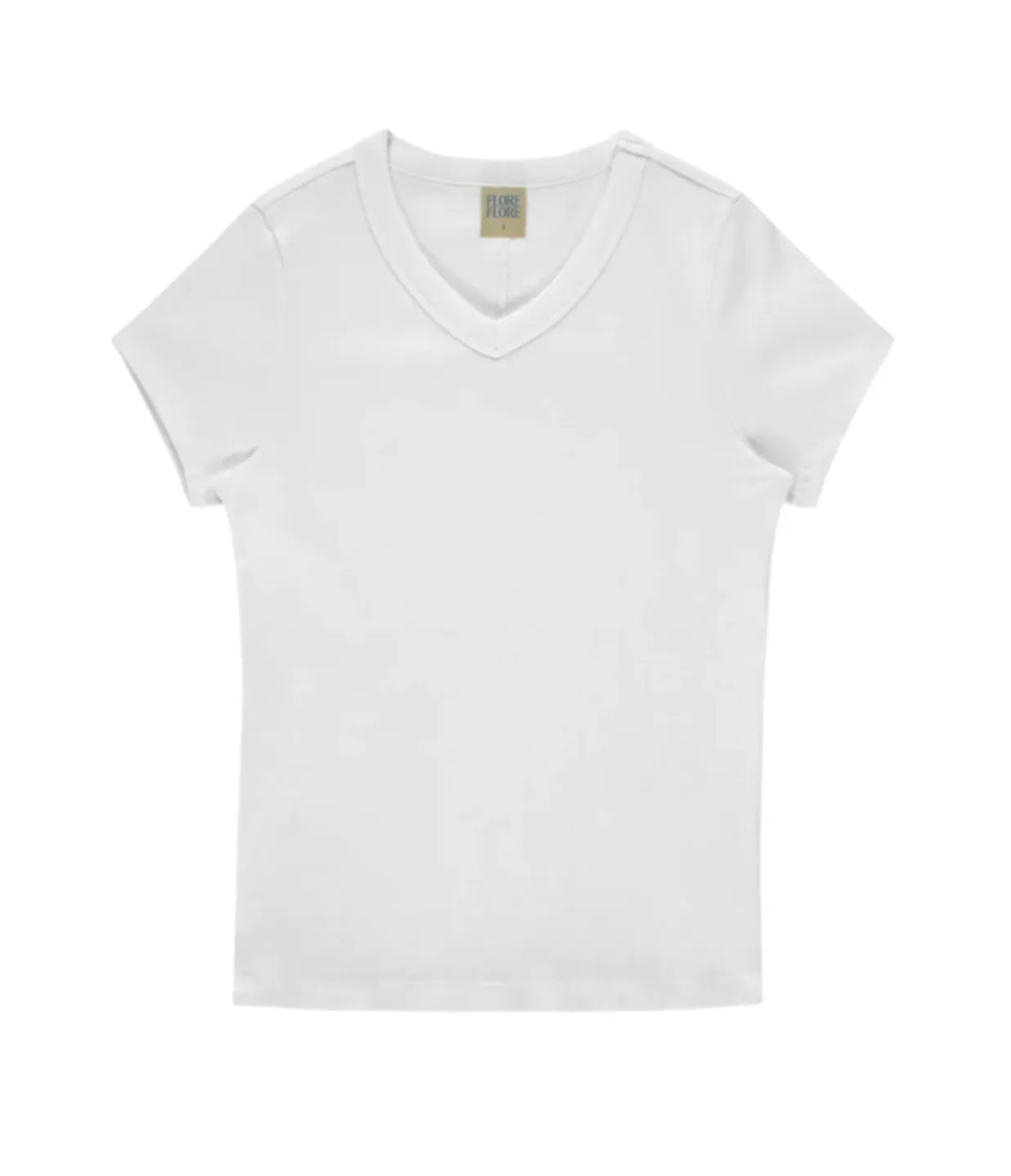 New Jill Fitted Baby Tee In White T-Shirts & Tanks