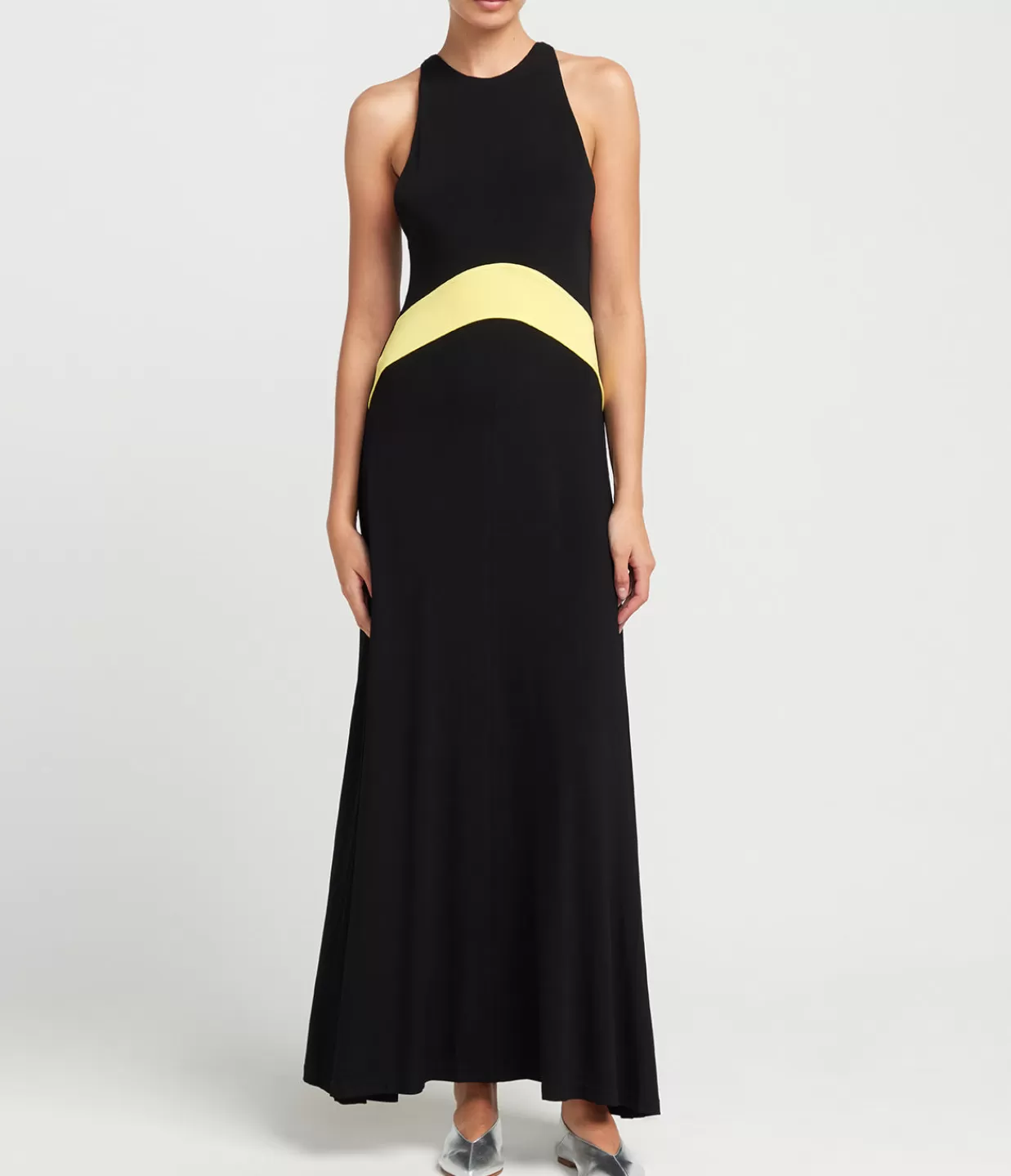 Outlet Jonati Halter Dress In Noir Dresses