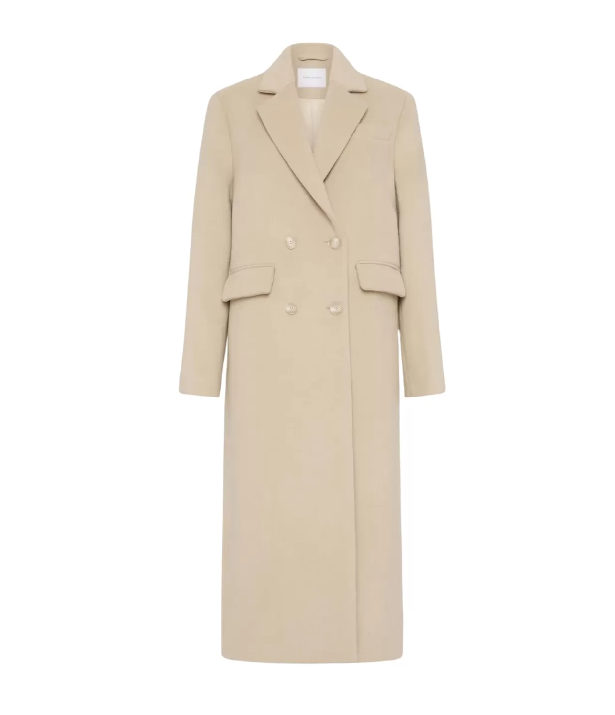 Online Josephine Wool Coat In Biscuit Jackets & Outerwear