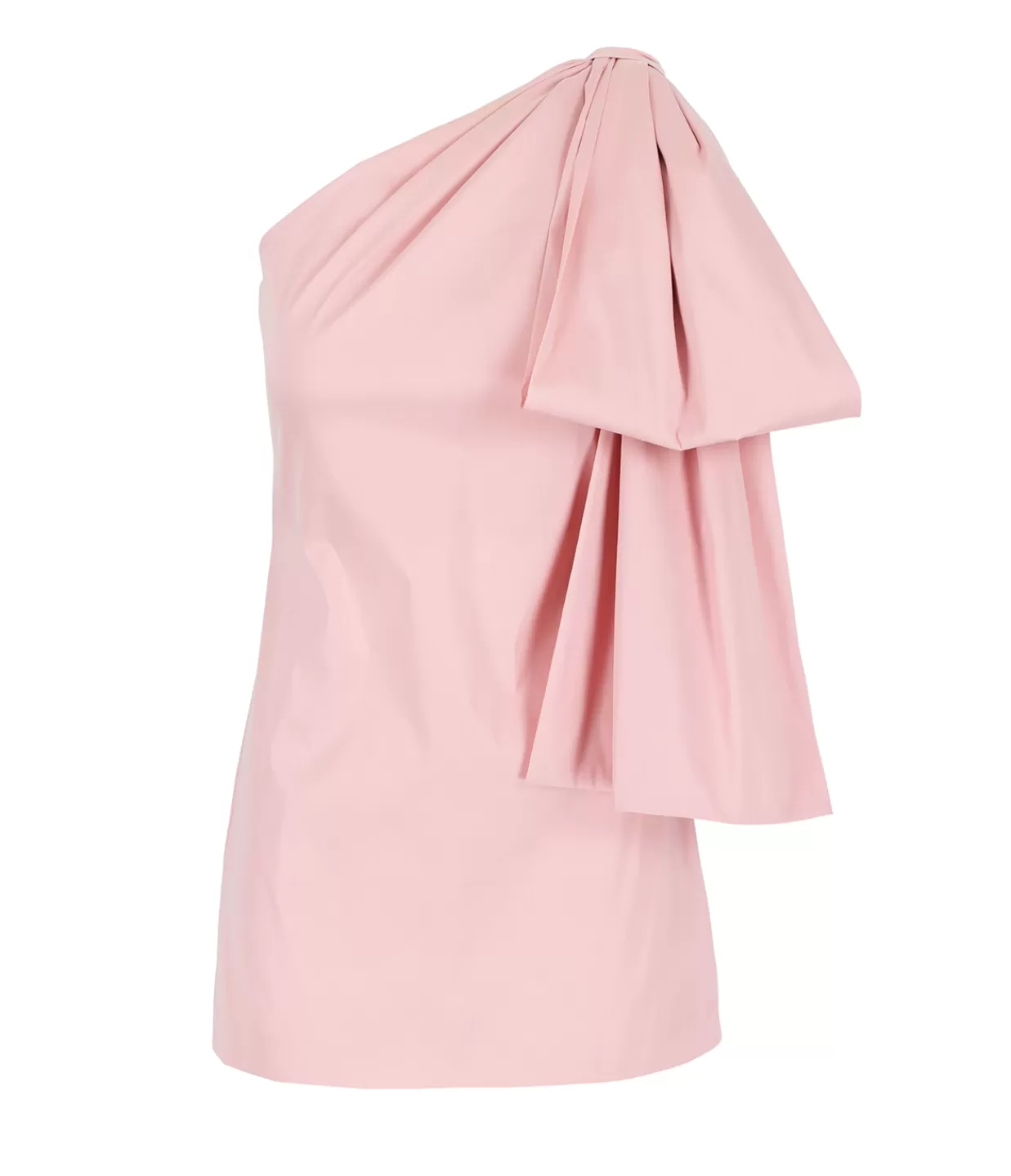 New Josselin One Shoulder Mini Dress In Warm Pink Dresses