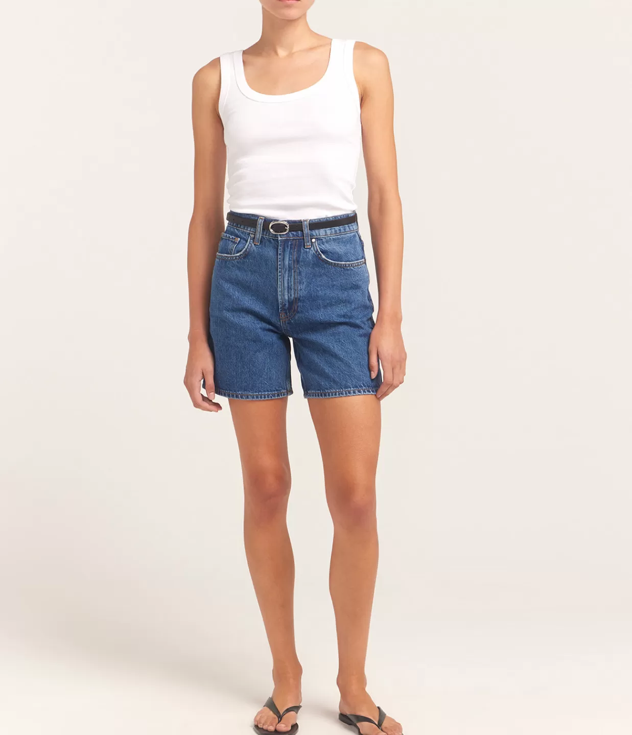 Store Kat Short In Medium Indigo Shorts | Denim