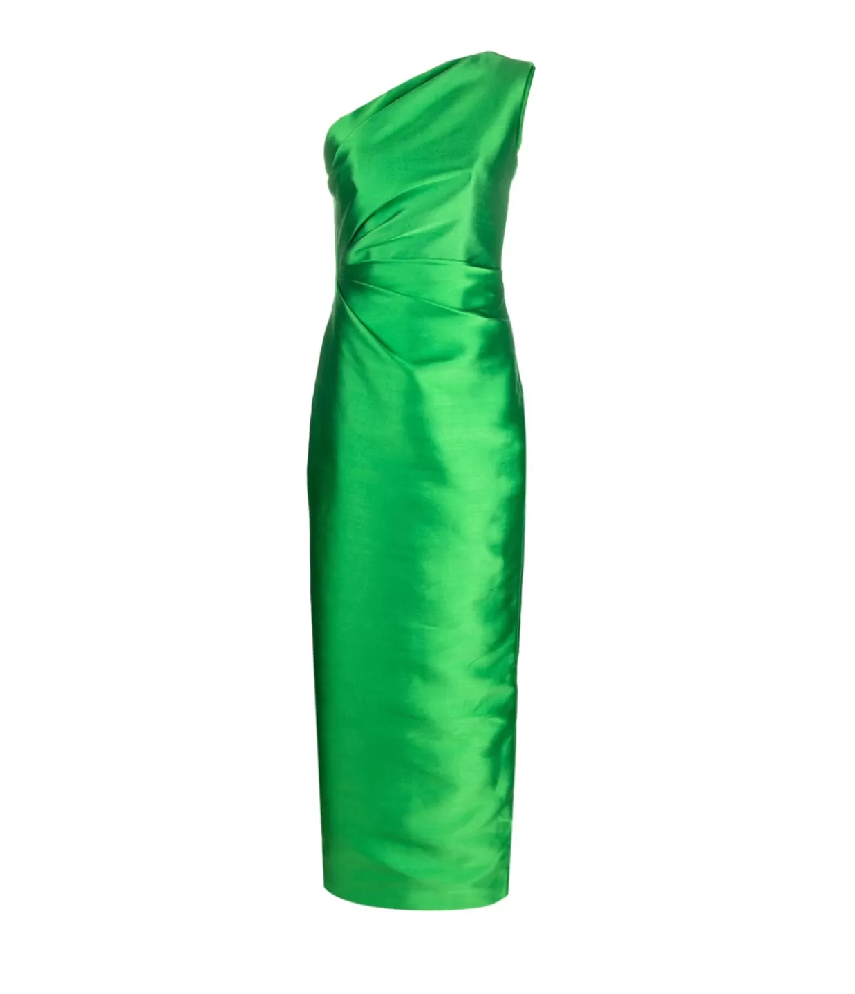 Hot Kira Twill Maxi Dress In Bright Green Dresses