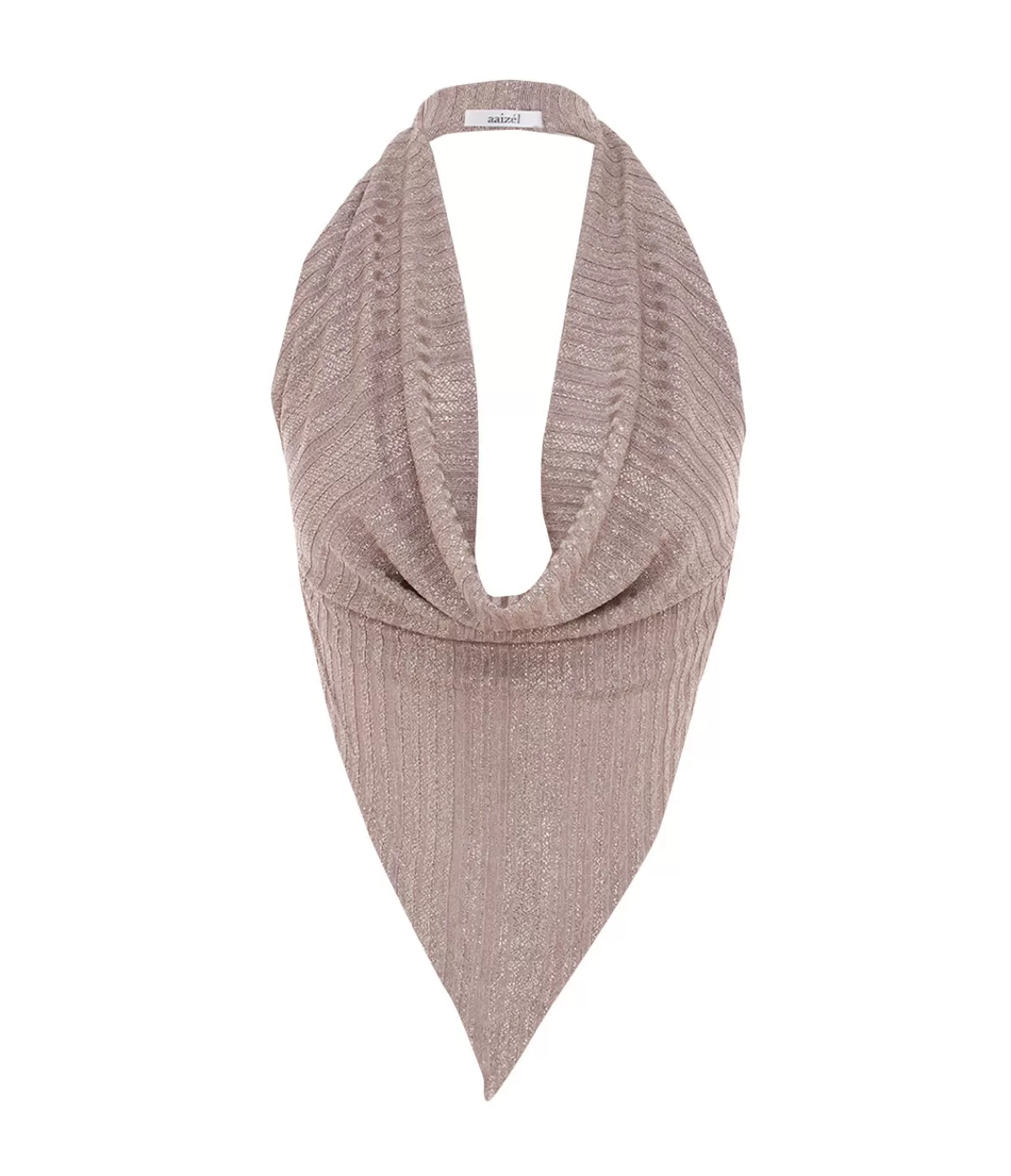 Best Knit Scarf Top In Antique Silver Tops