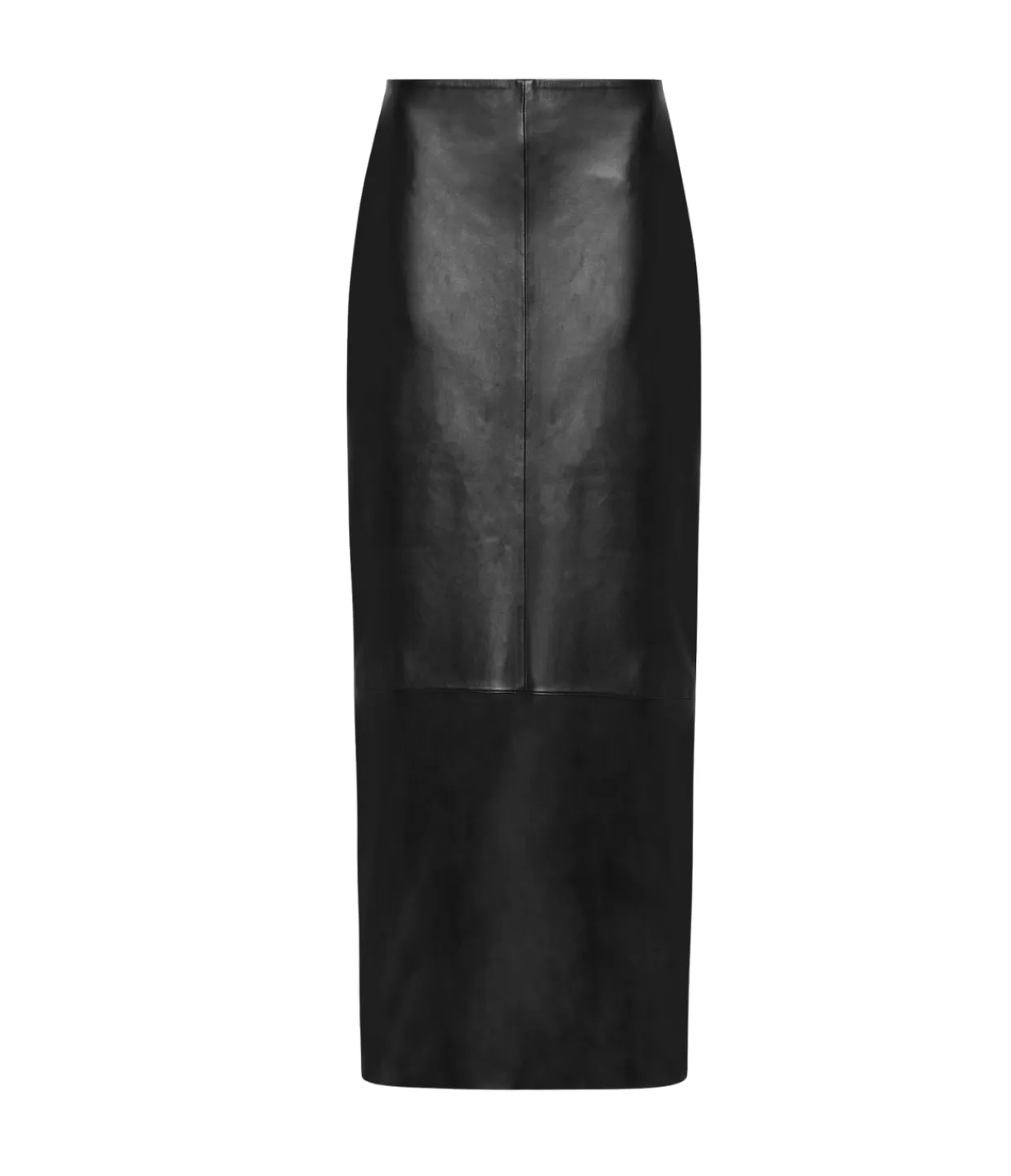 Discount Leather Column Skirt In Black Skirts