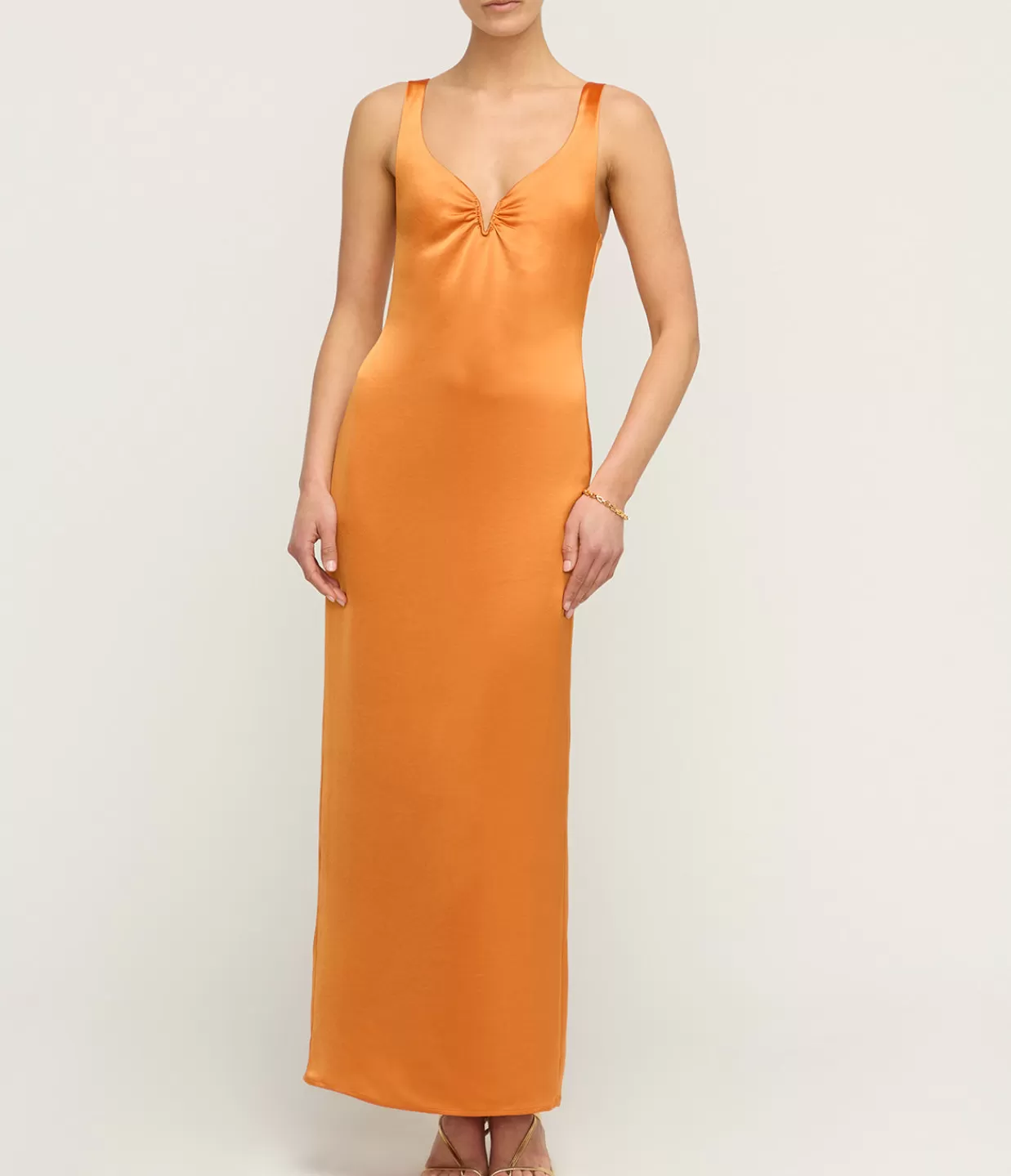 Shop Liliana Midi Dress In Kumquat Dresses