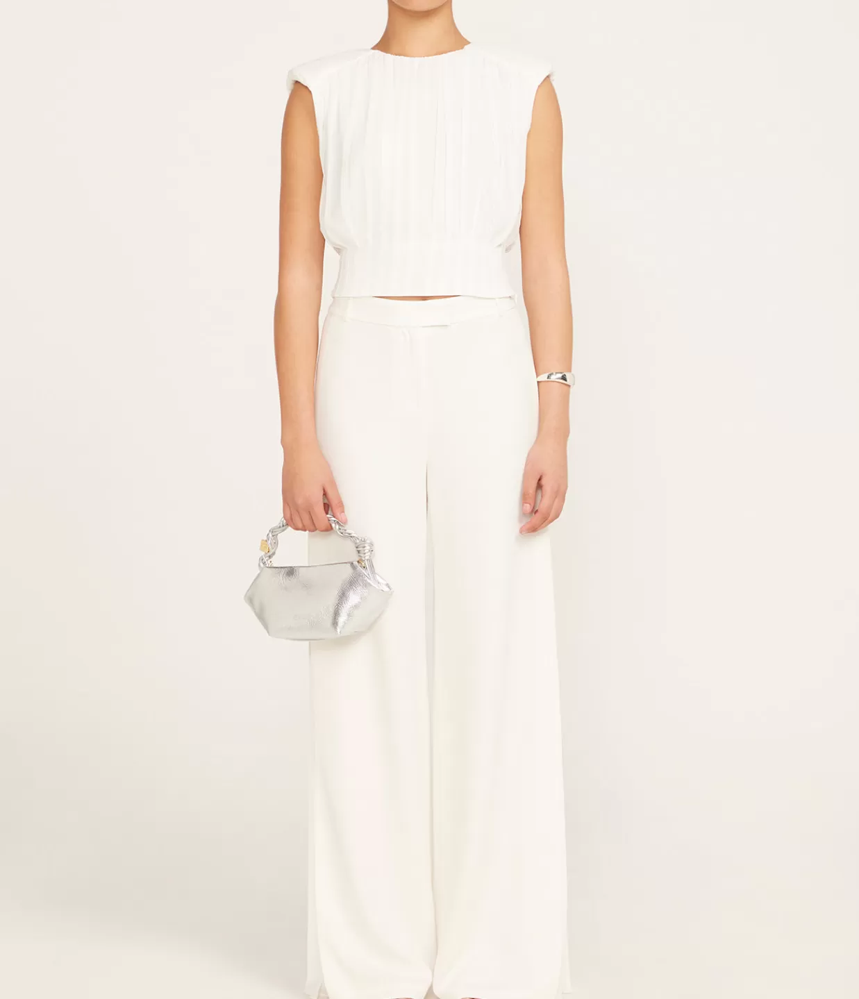 Best Lilo Pleated Pant In Ivory Pants