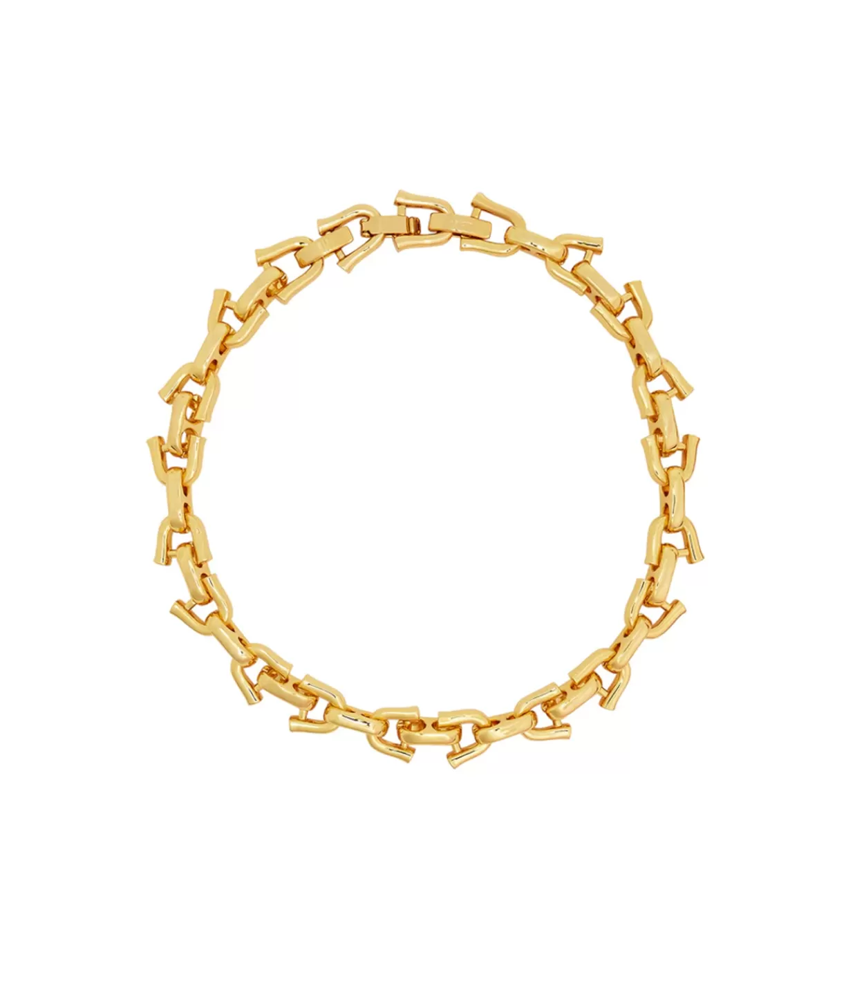 Cheap Link Statement Necklace In Gold Jewellery | Necklaces