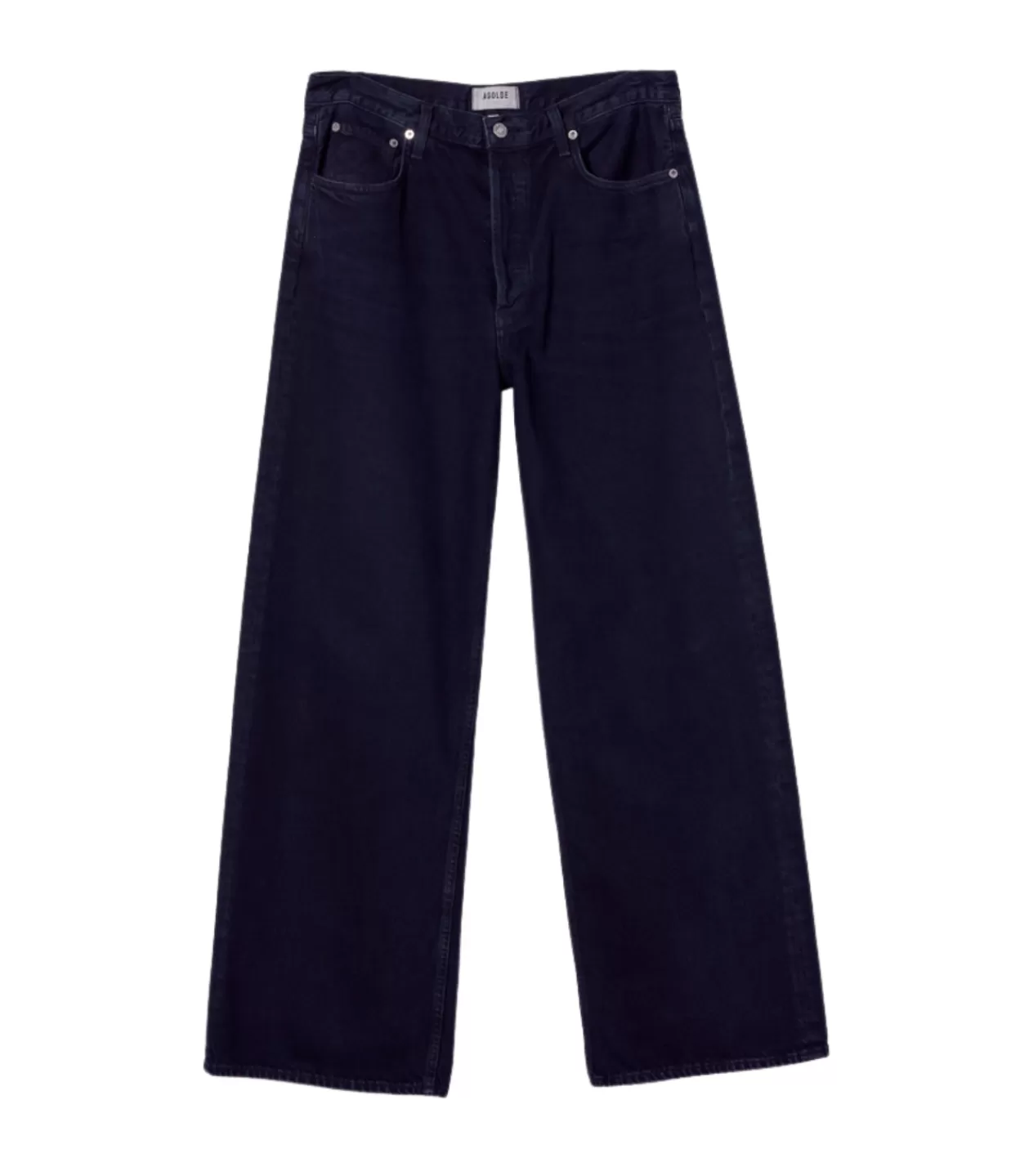 Online Low Slung Baggy In Crushed Denim