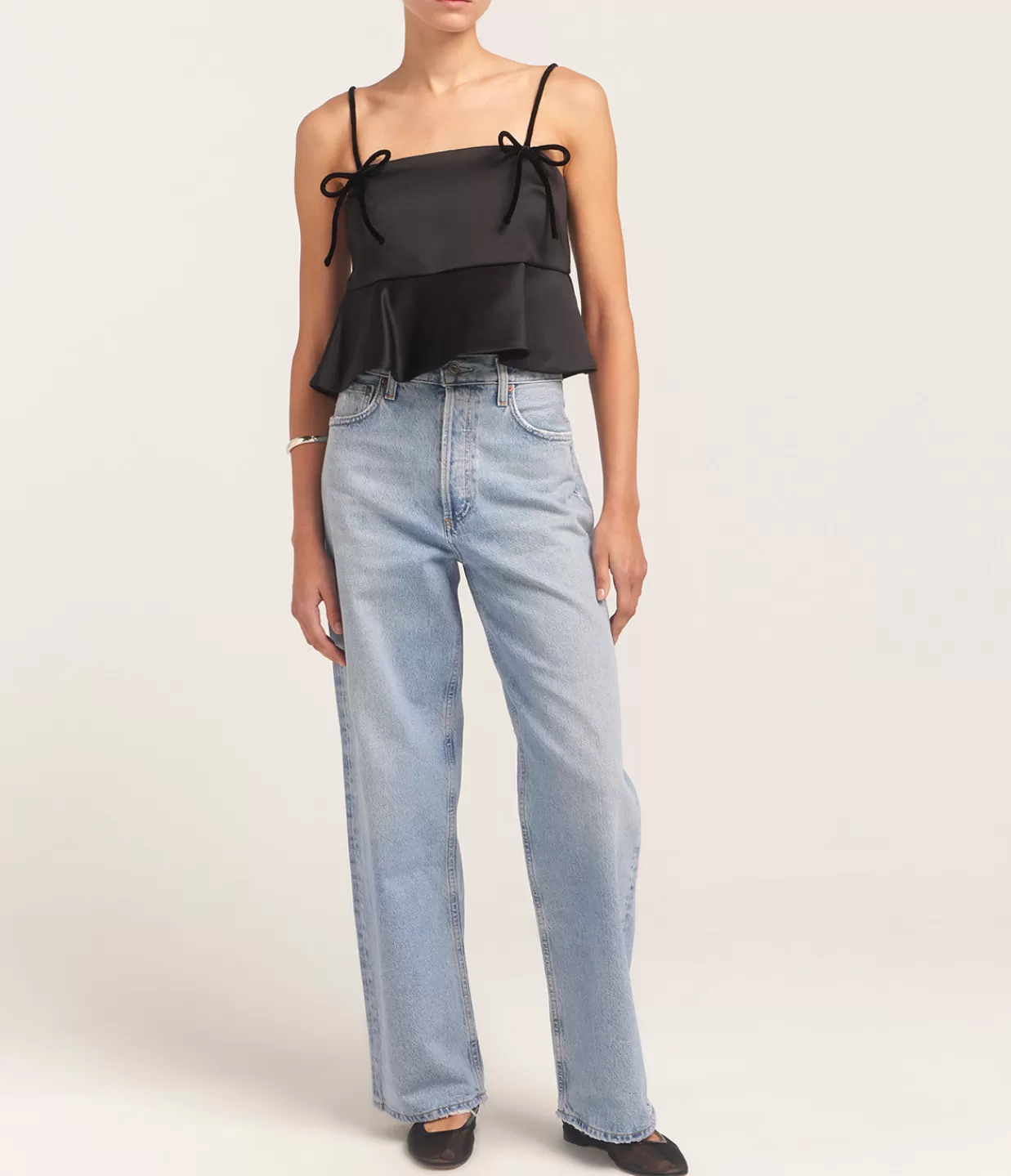 Discount Low Slung Baggy Jean In Force Denim