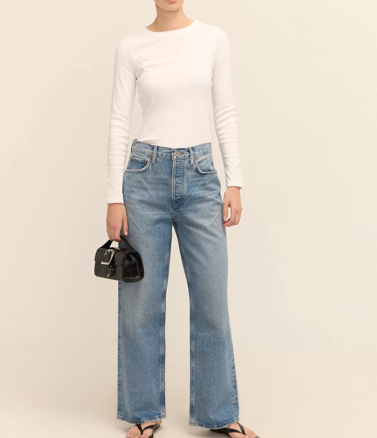 Flash Sale Low Slung Baggy Jean In Libertine Denim