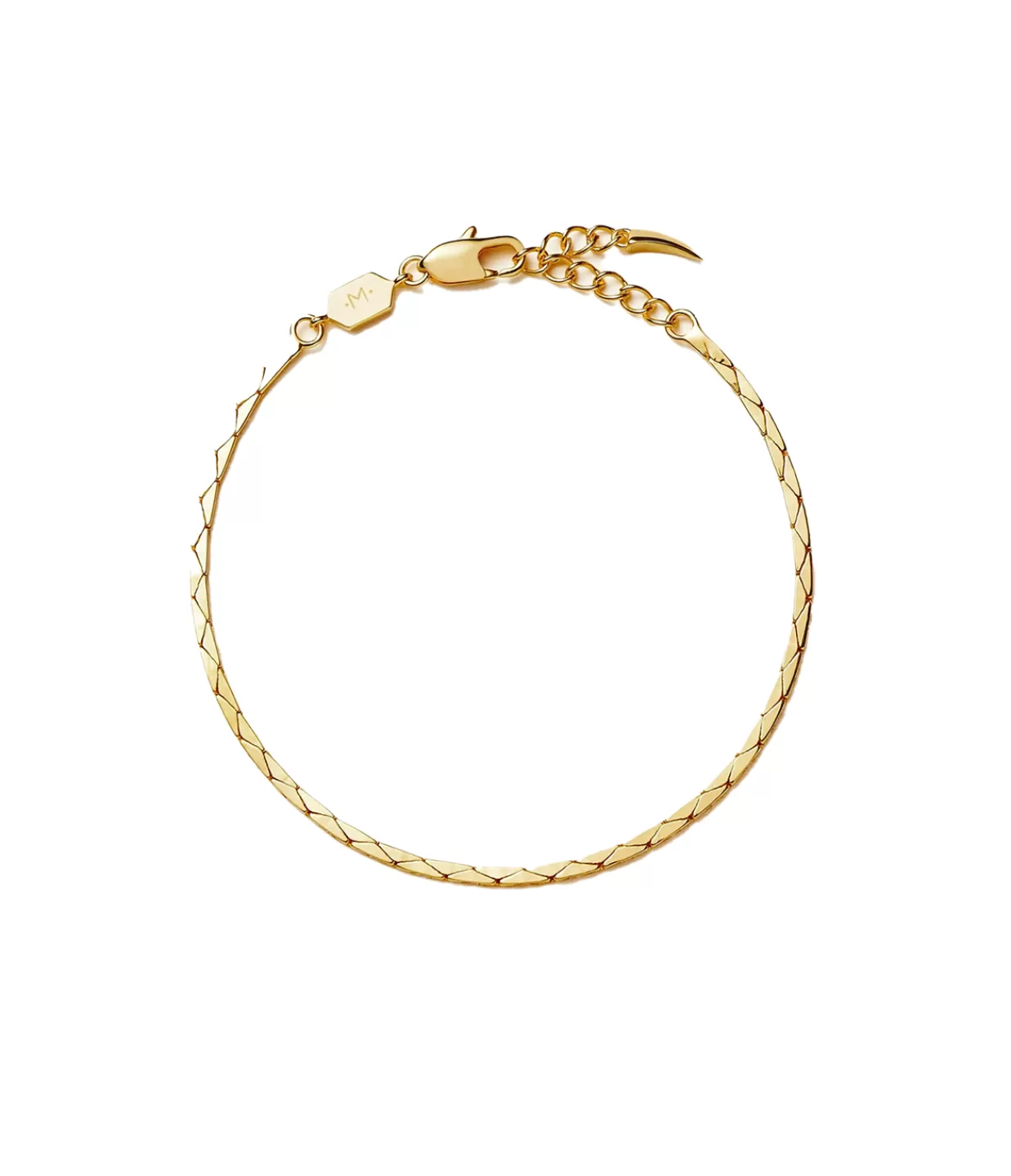 Cheap Lucy Williams X Textured Snake Chain Bracelet In Gold Jewellery | Bracelets