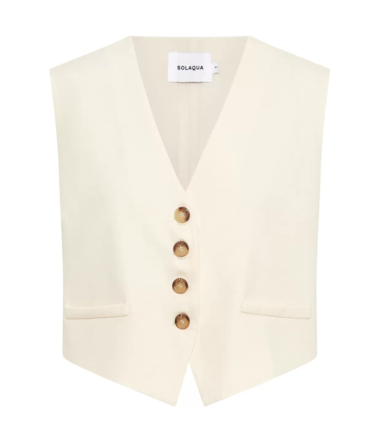 Best Manon Waistcoat In Ivory Tops