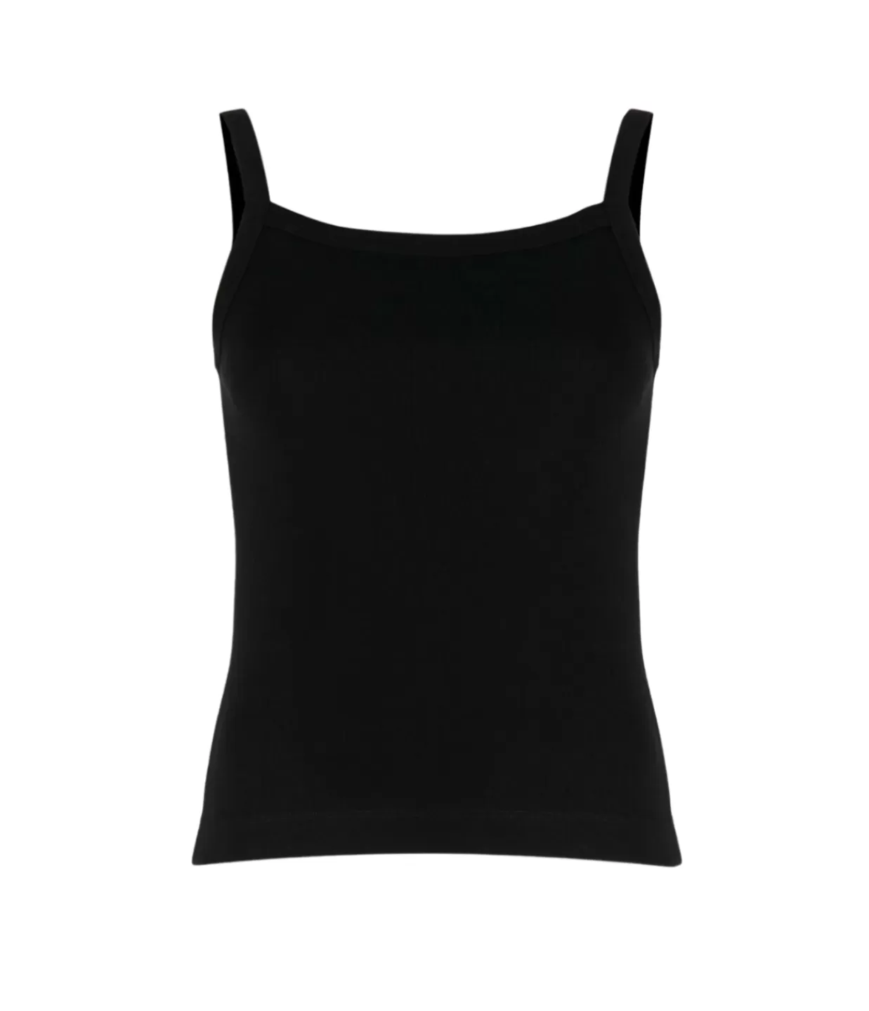 Shop May Square Neck Cami In Black T-Shirts & Tanks