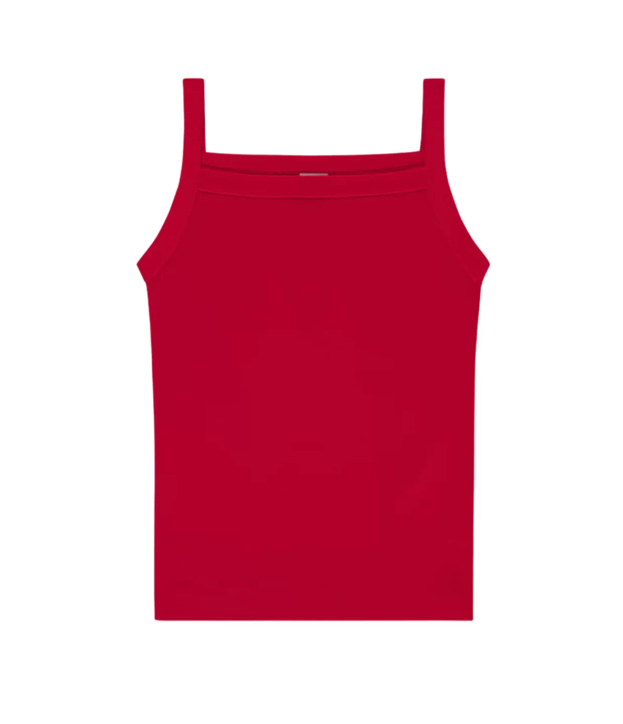 Flash Sale May Square Neck Cami In Red T-Shirts & Tanks