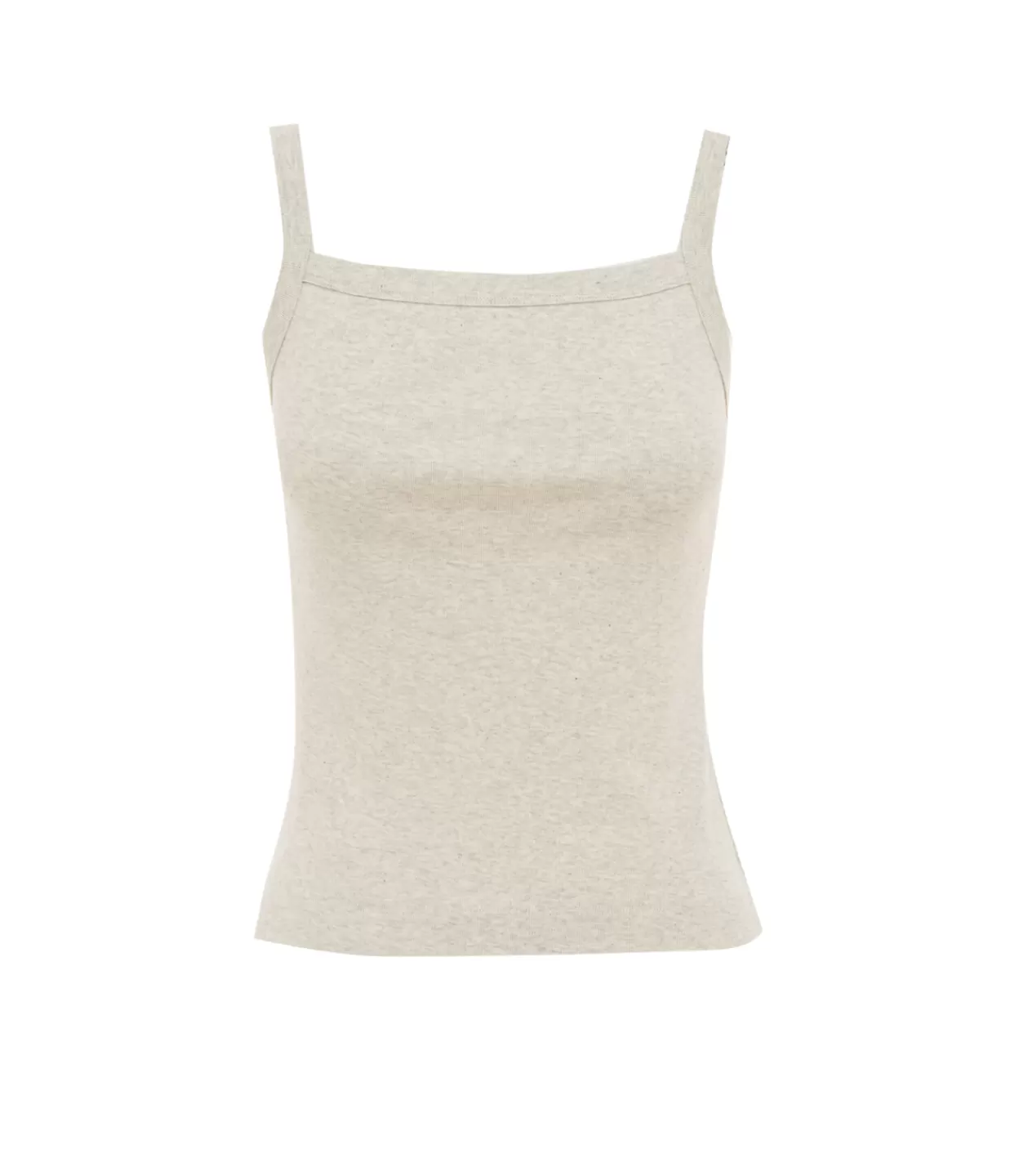 Best May Square Neck Cami In White T-Shirts & Tanks