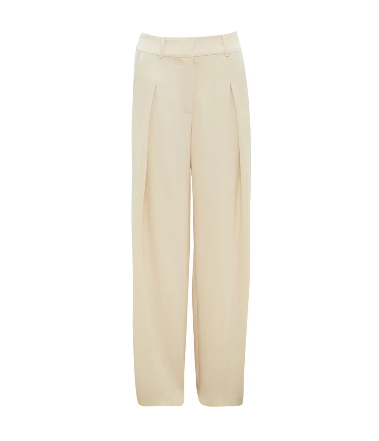 Cheap Mercer Pleated Pant In Ecru Pants