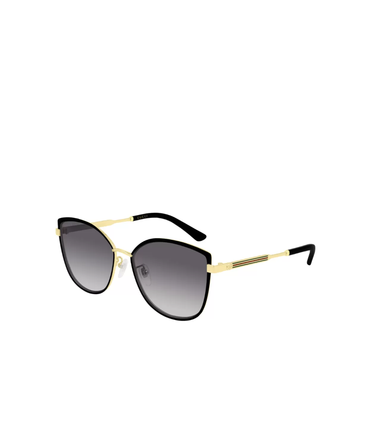 Flash Sale Metal Large Cat-eye Sunglasses In Black Sunglasses