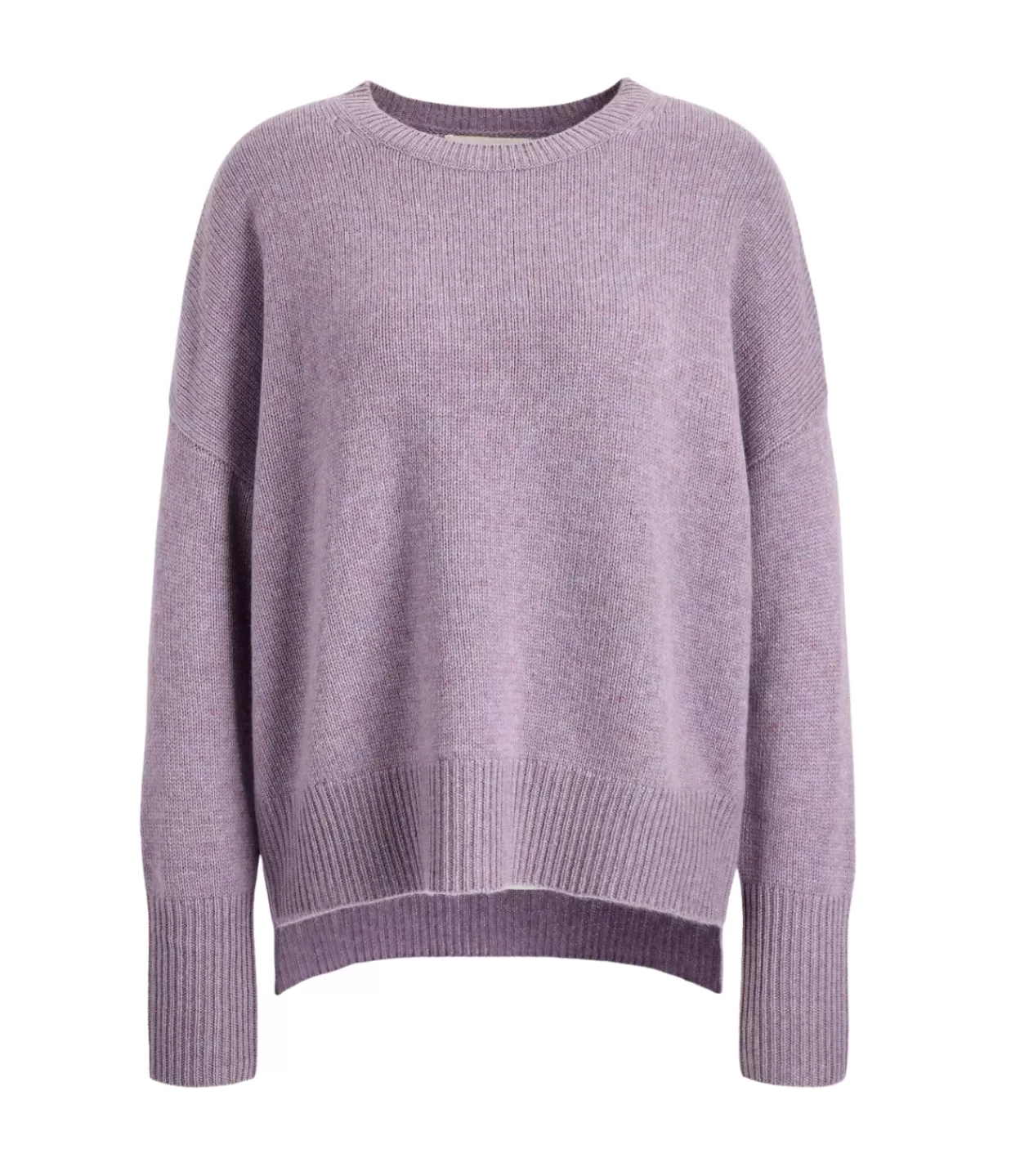 Fashion Mila Round Neck Sweater In Iris Melange Loungewear | Knitwear