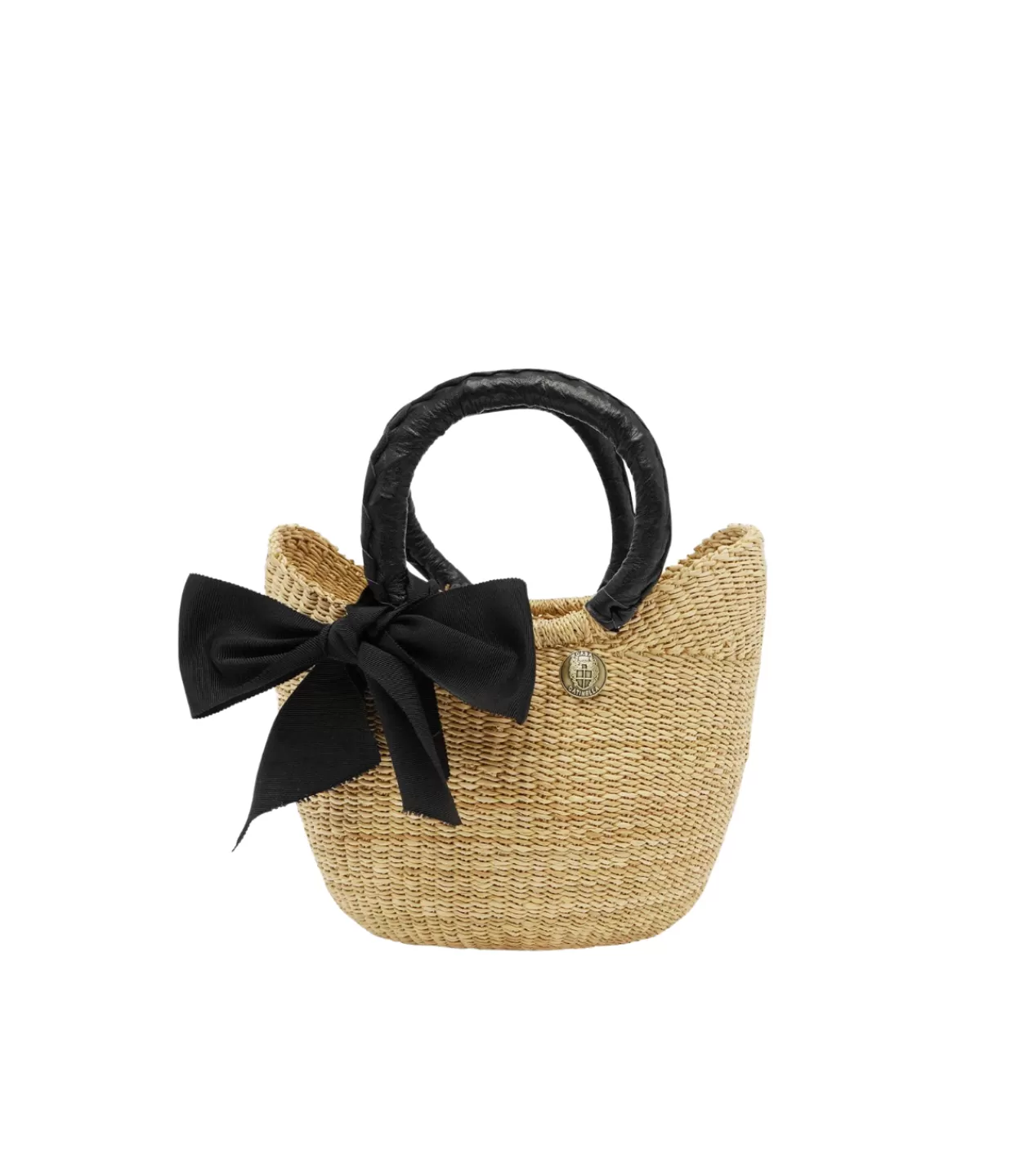 Best Sale Mini Basket Bag In Black Bags