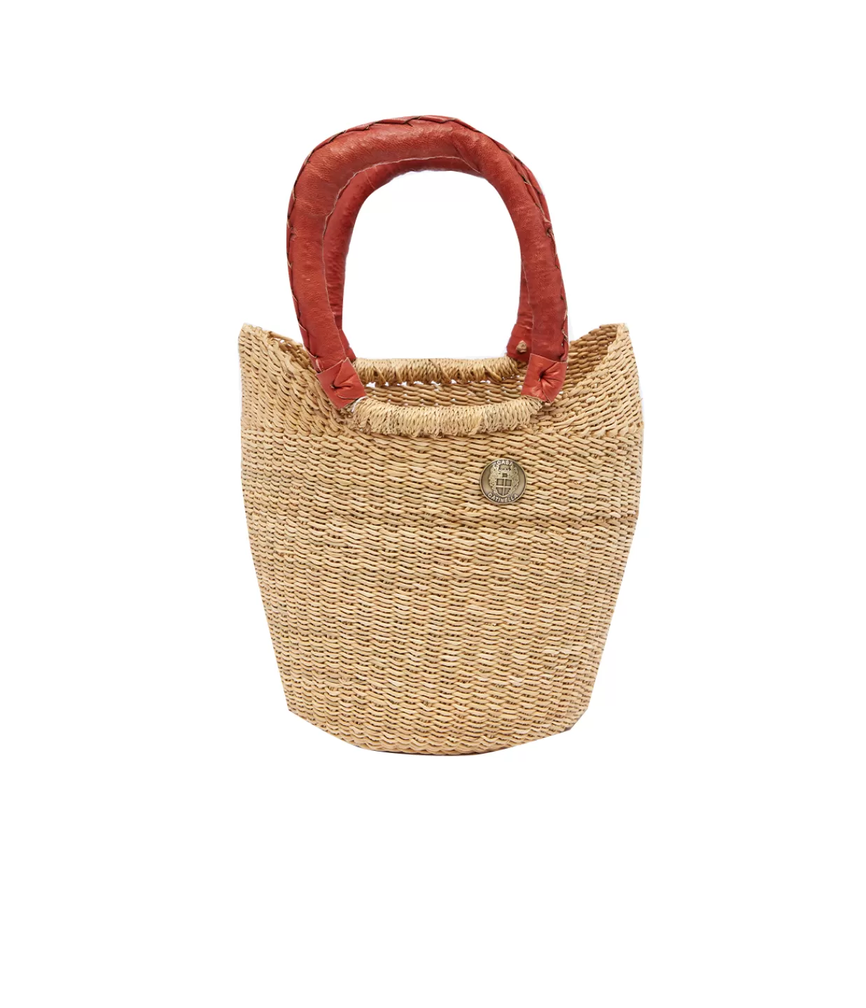 Store Mini Basket Bag In Tan Bags