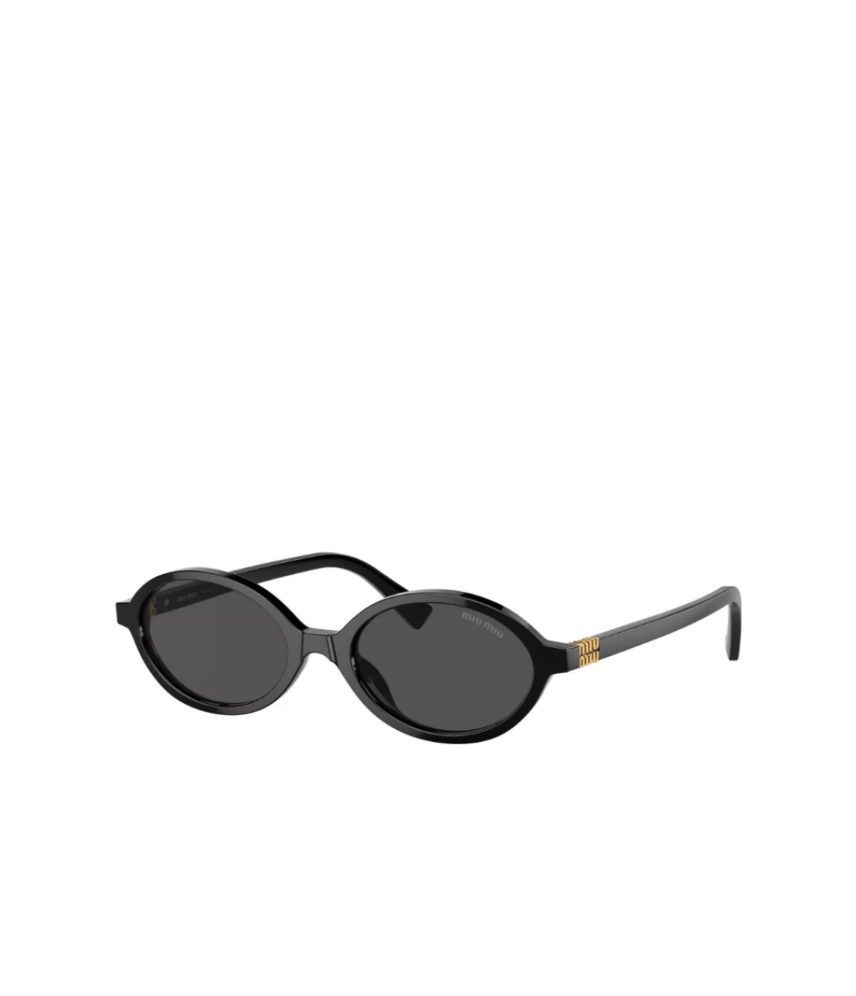 Outlet Oval Sunglasses In Black Sunglasses