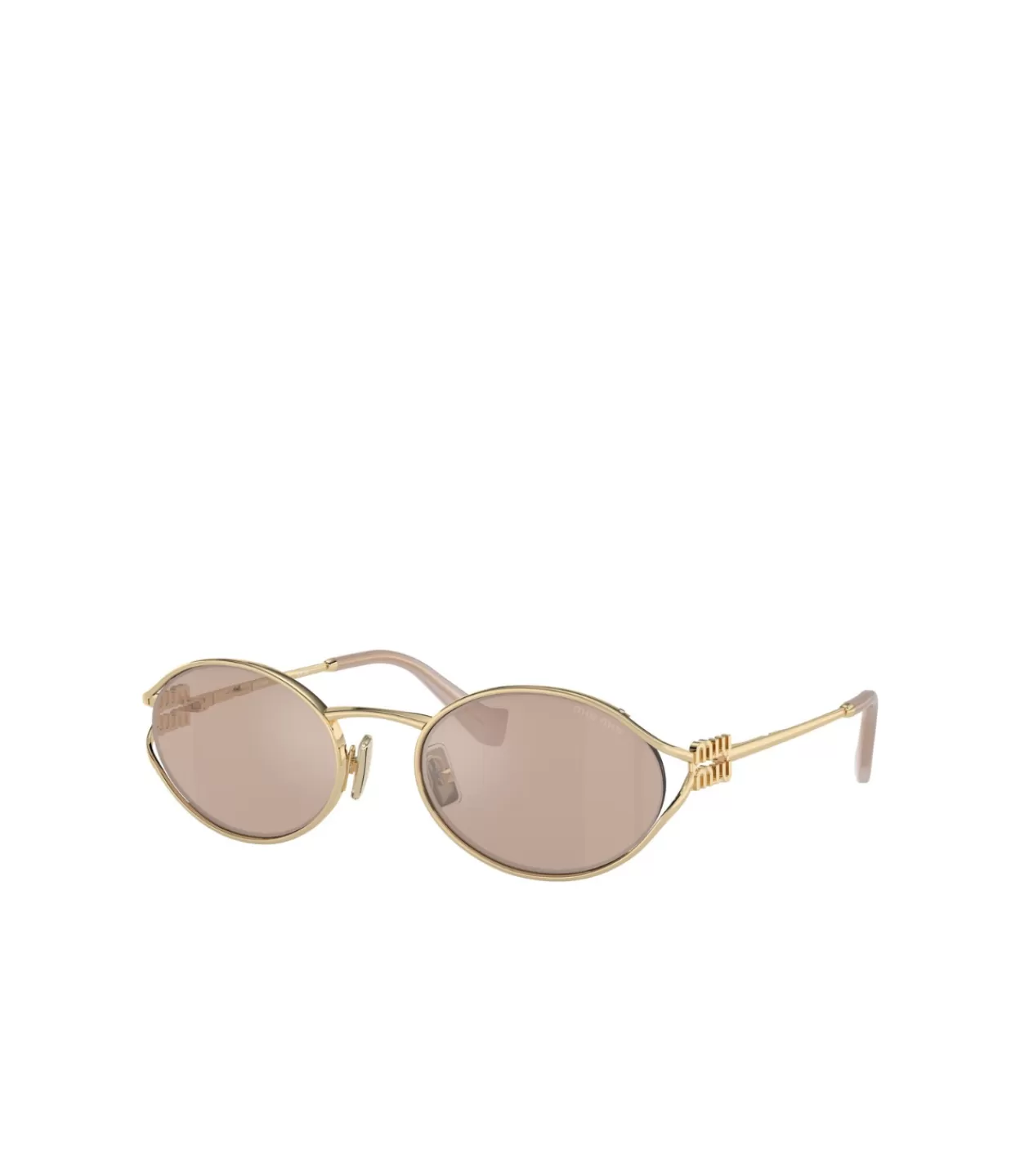 Best Oval Sunglasses In Pale Gold Sunglasses