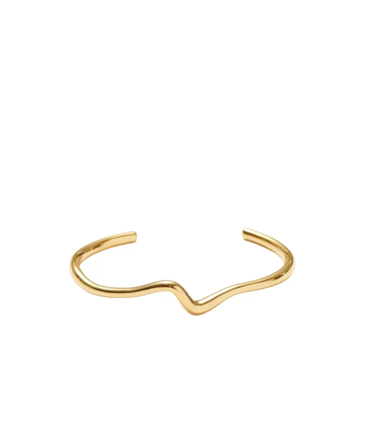 Discount Molten Wave Cuff Bracelet In Gold Jewellery | Bracelets