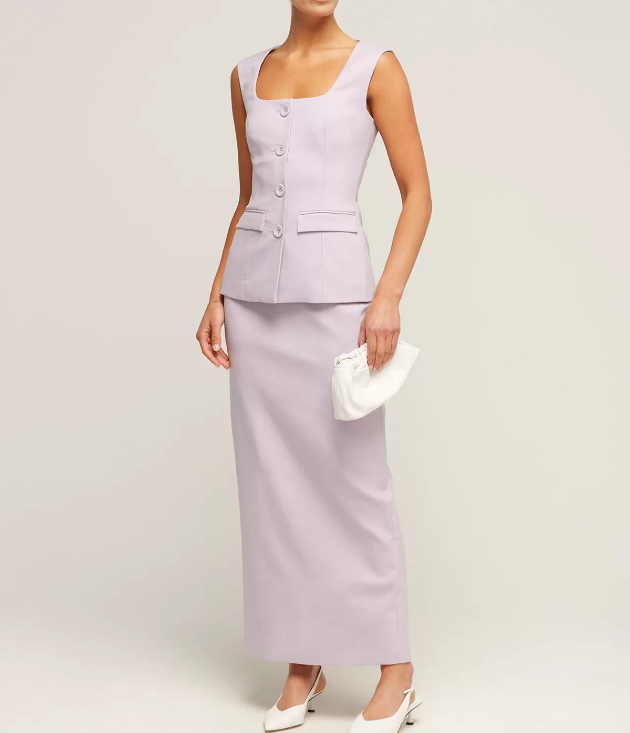 Sale Nadia Pencil Skirt In Lilac Skirts