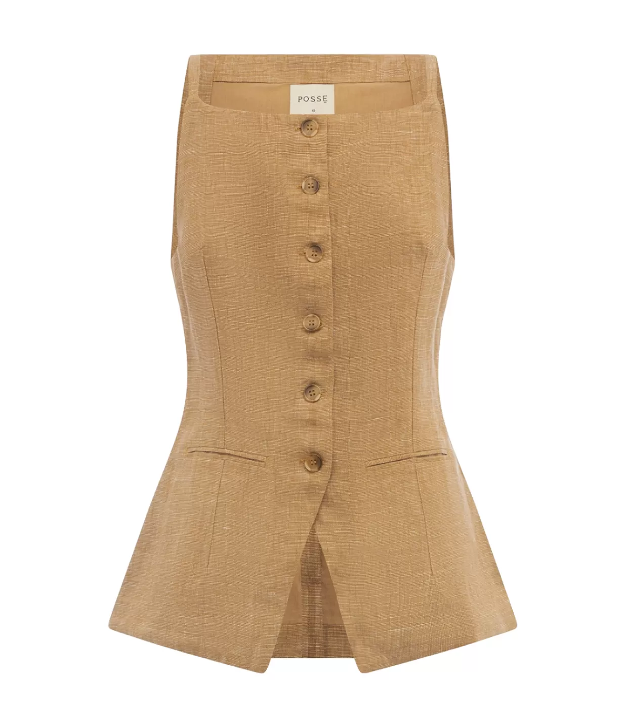 Flash Sale Nancy Gilet Vest In Walnut Tops