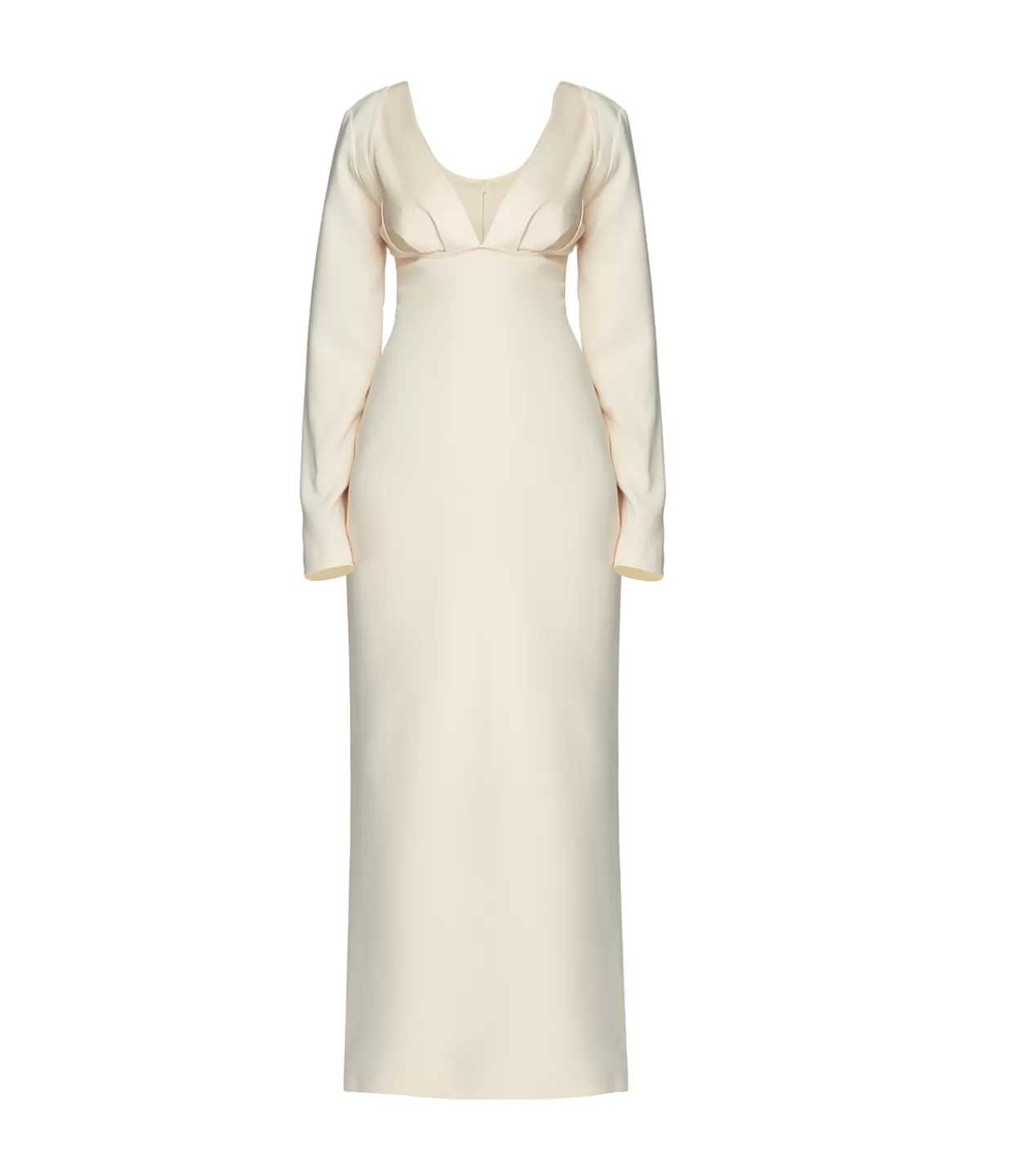 Online Nancy Long Sleeve Dress In Ivory Dresses