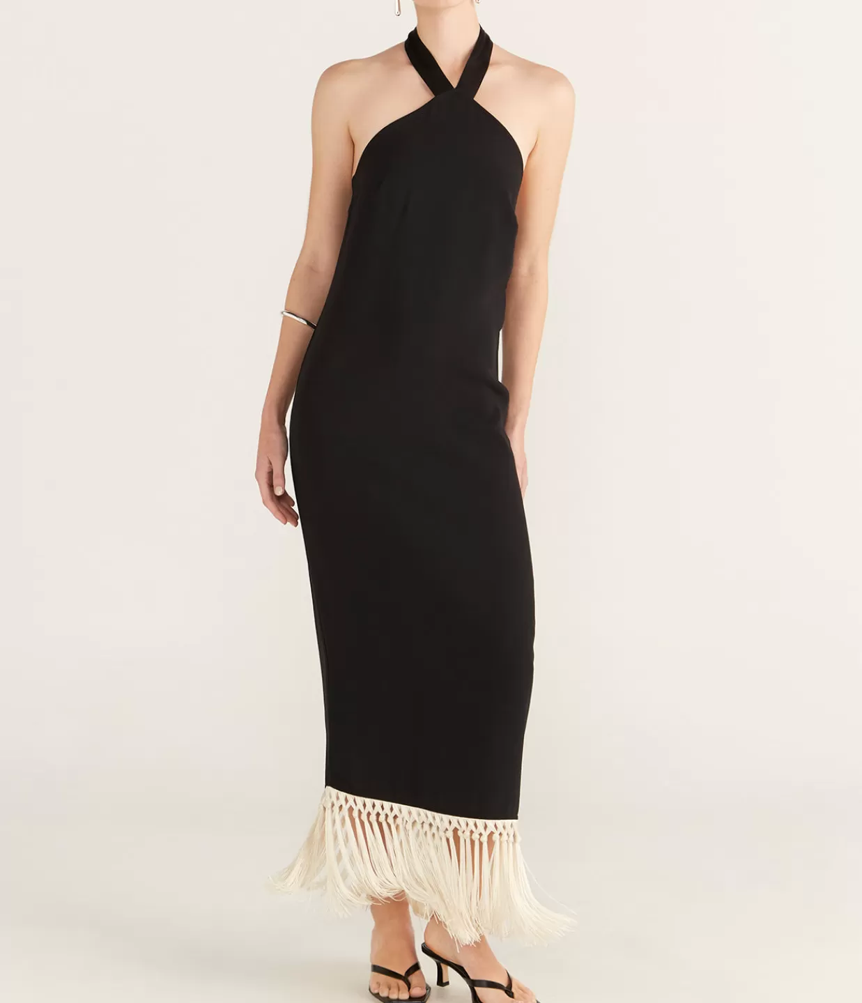 Discount Nina Fringe Dress In Black Dresses