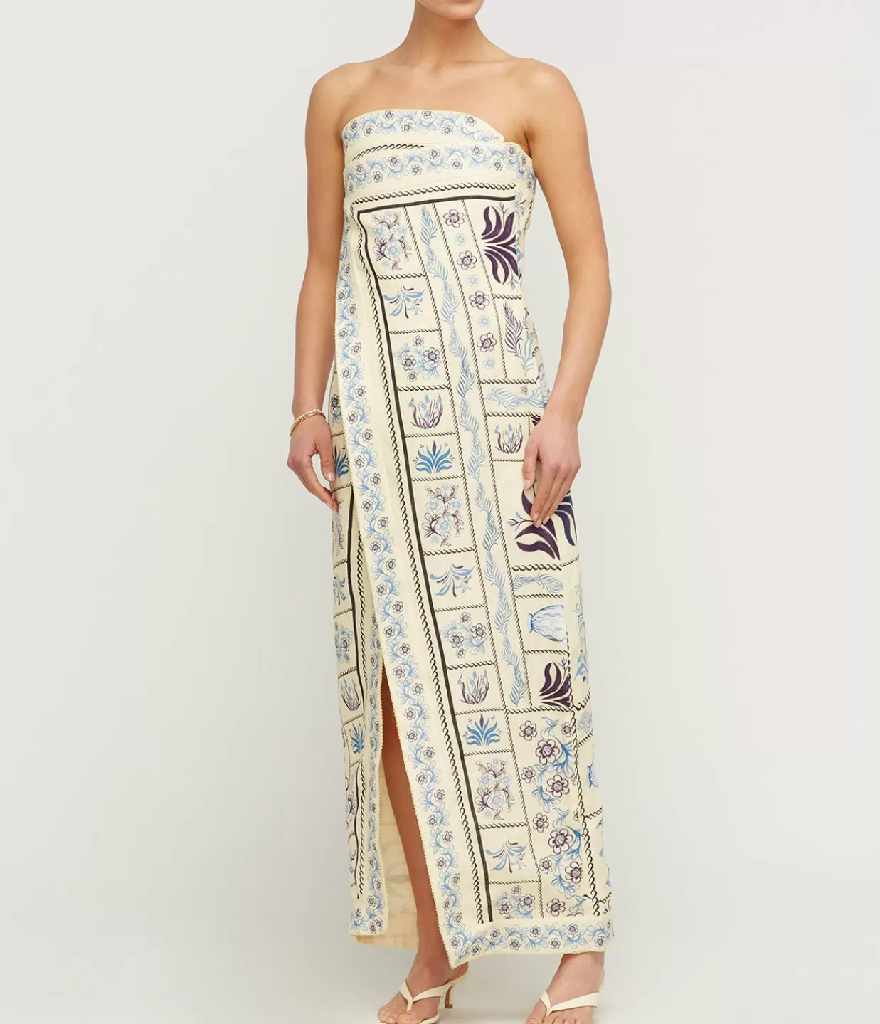 Discount Noche Embroidered Wrap Dress In Tinaja Dresses