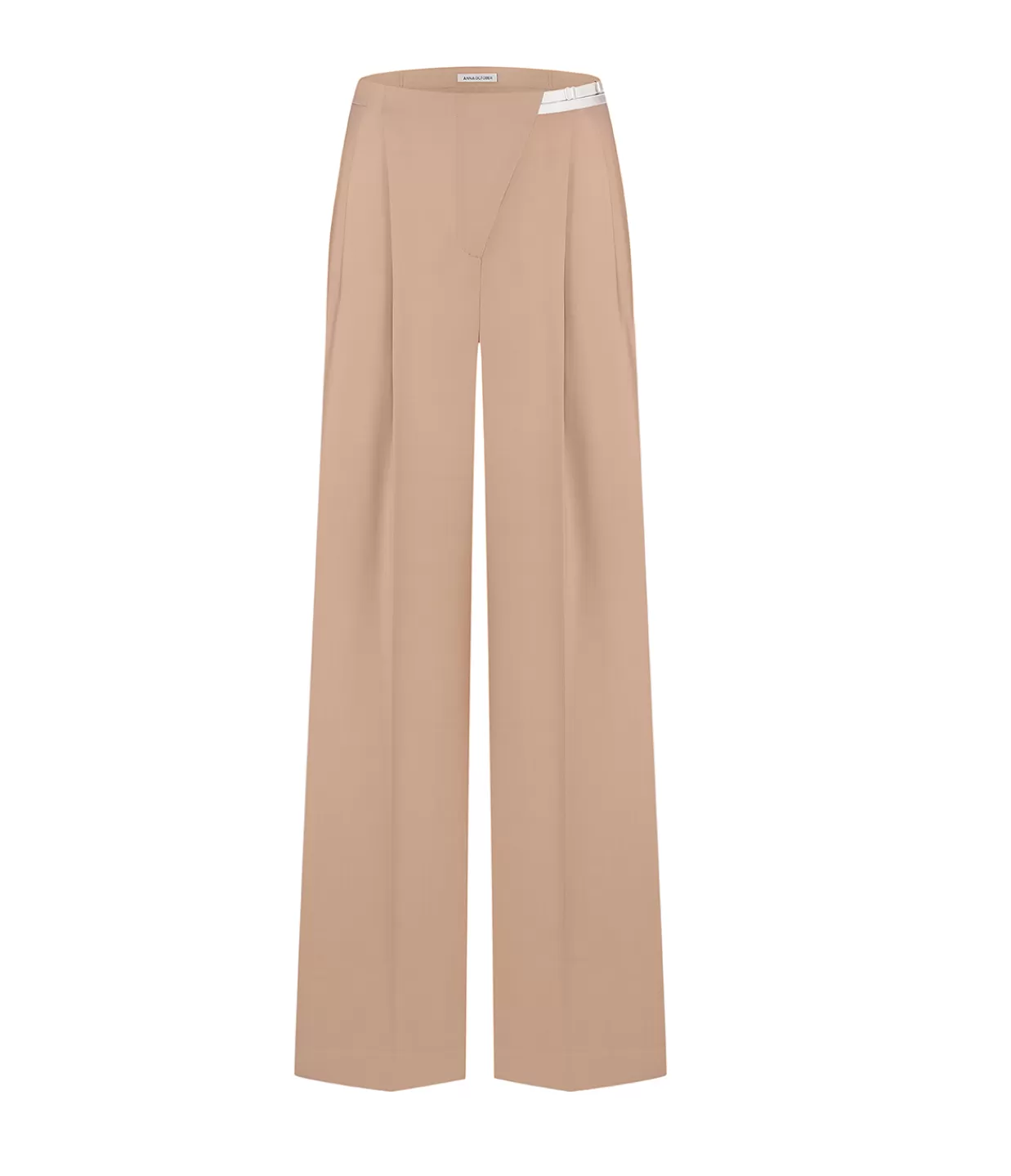 Sale Noemie High Waisted Pant In Peach Pants