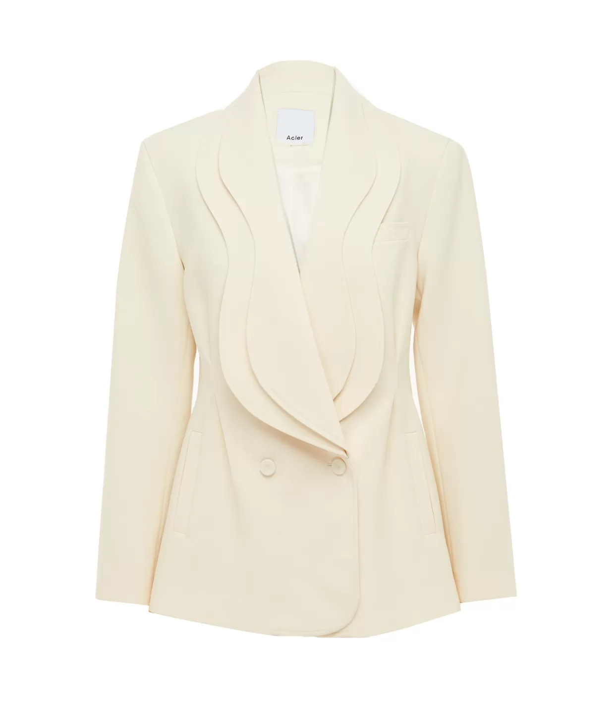 Cheap Oatley Blazer In Vanilla Jackets & Outerwear